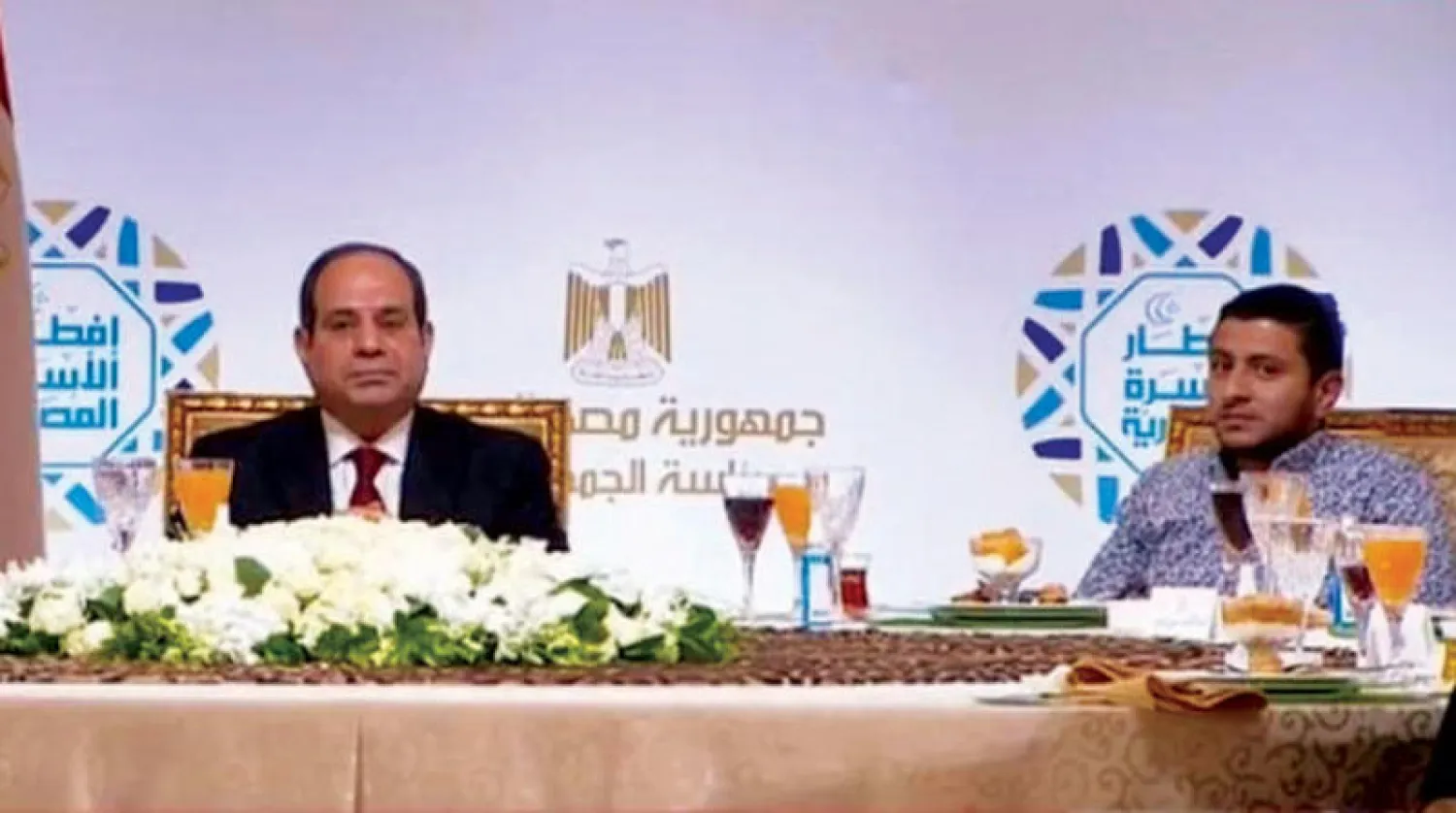 الرئيس المصري عبد الفتاح السيسي خلال «إفطار الأسرة المصرية» في القاهرة (أرشيفية)