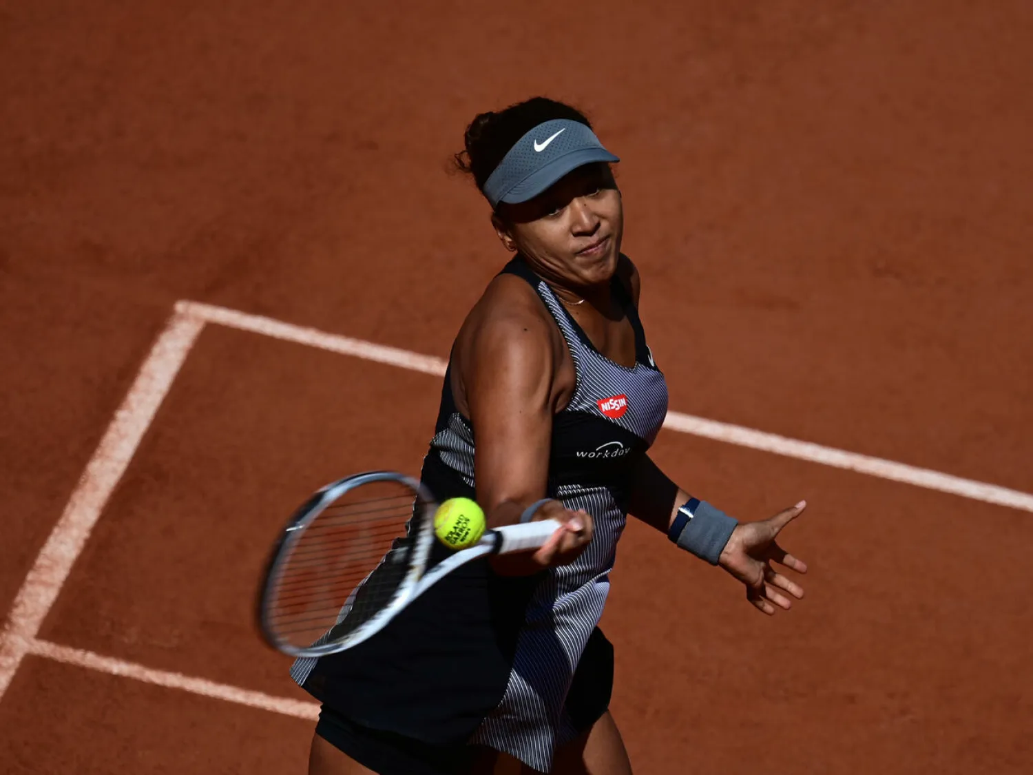 Japan's Naomi Osaka withdrew ahead of her second-round match at the French Open last year MARTIN BUREAU AFP/File
