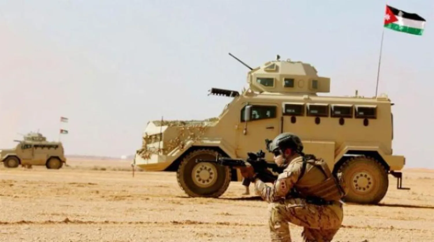 Jordanian security forces. Asharq Al-Awsat