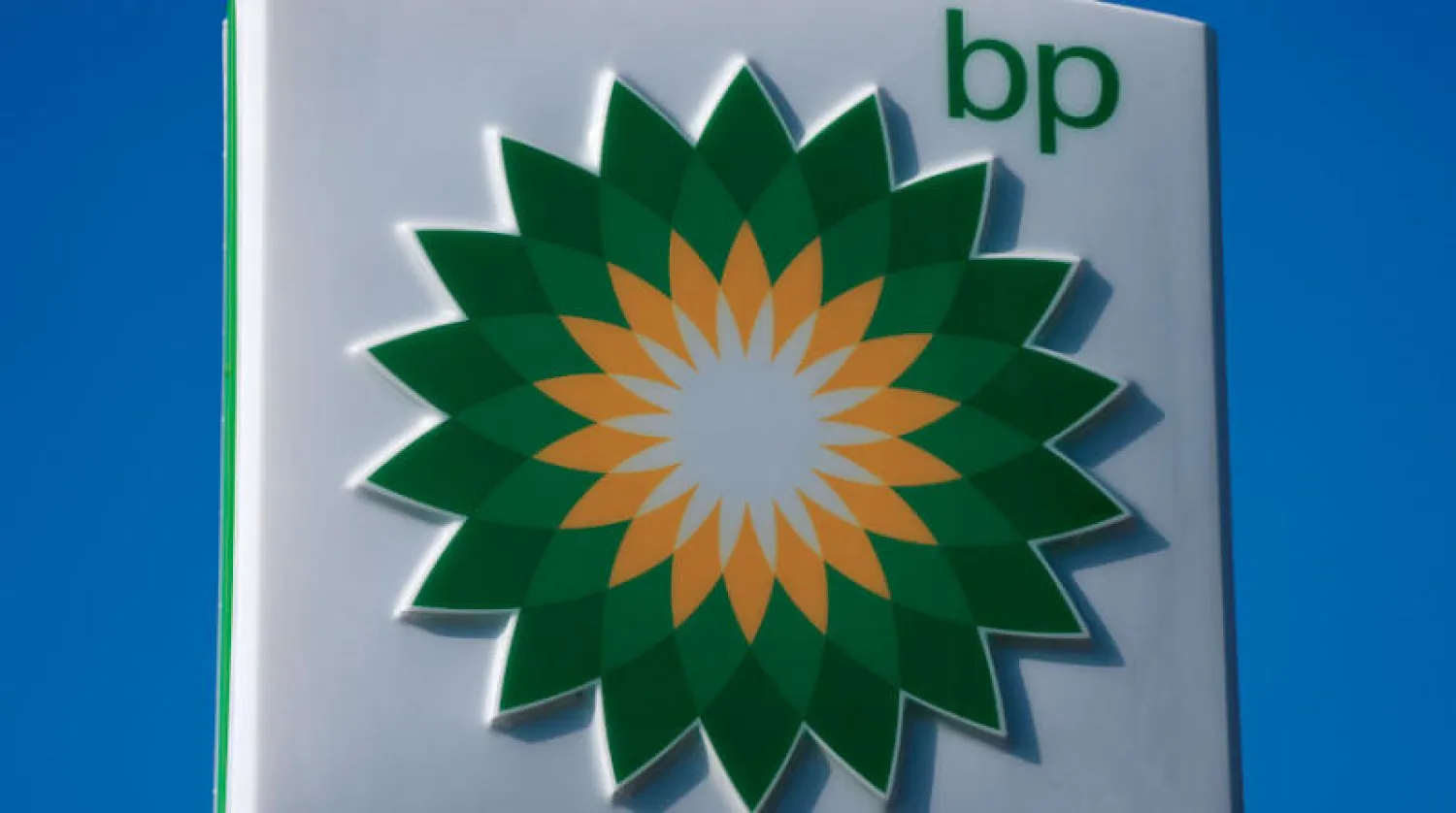 شعار شركة «بي بي» البريطانية في العاصمة لندن (أ.ب)