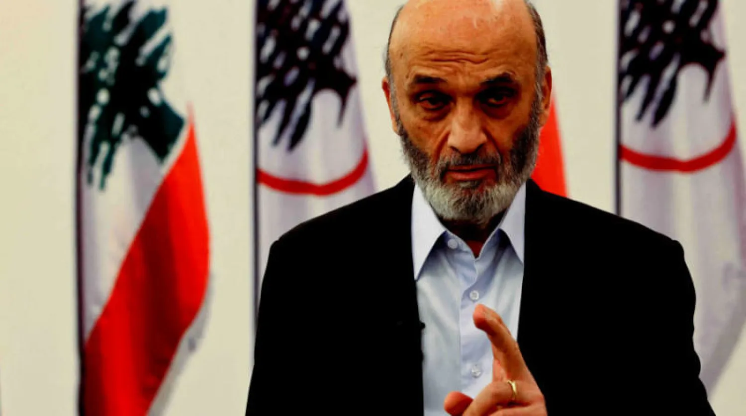 رئيس «القوات اللبنانية» سمير جعجع (أ.ف.ب)