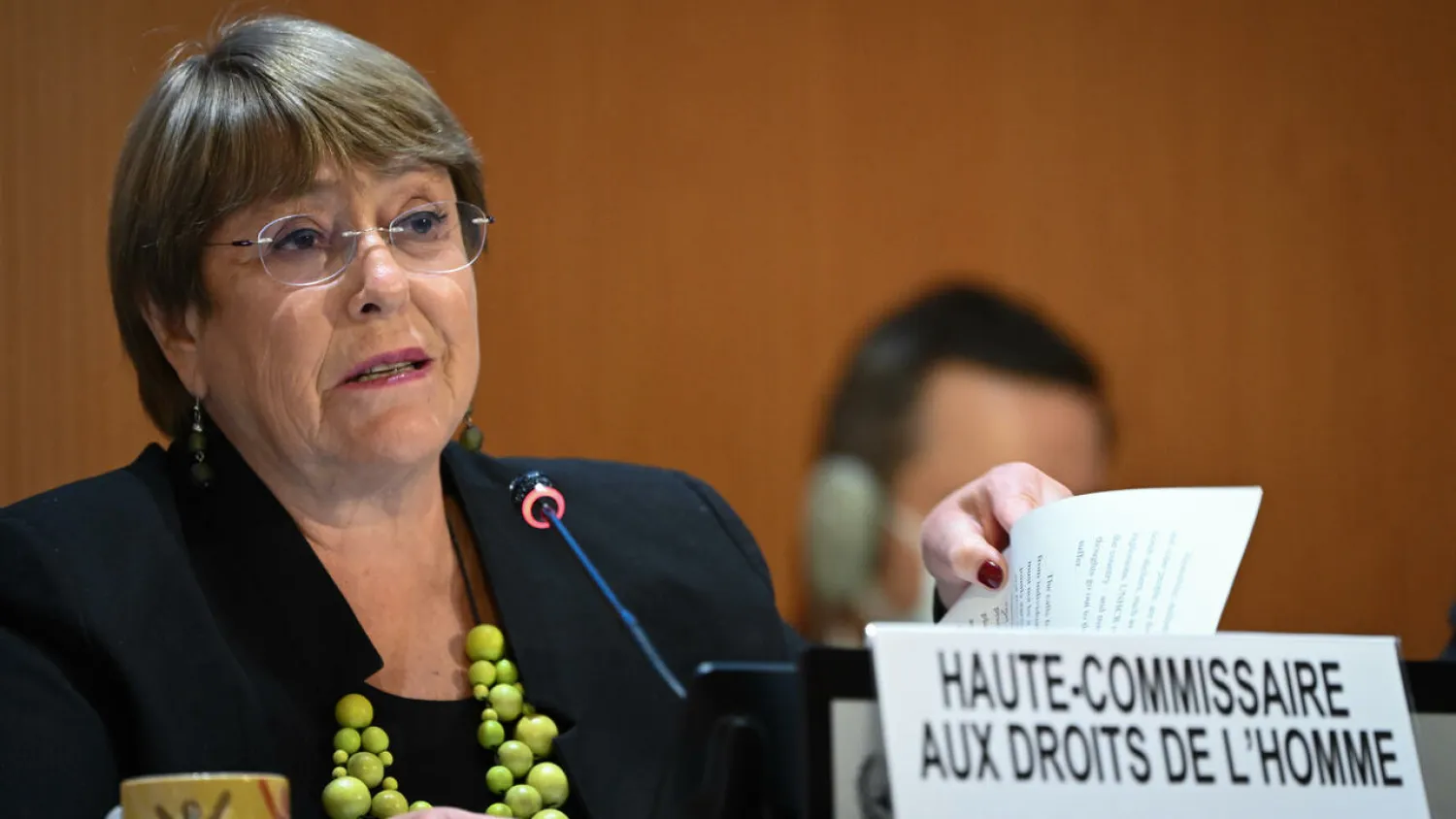 UN rights chief Michelle Bachelet is on a long-anticipated visit to China Fabrice COFFRINI AFP/File
