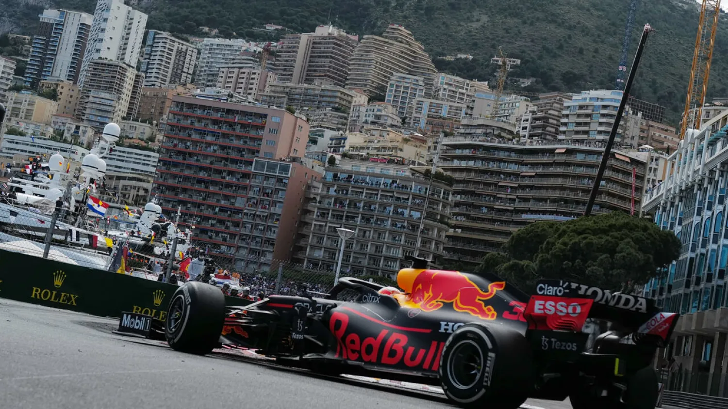 Verstappen mastering the streets of Monaco in 2021 Valery HACHE AFP/File
