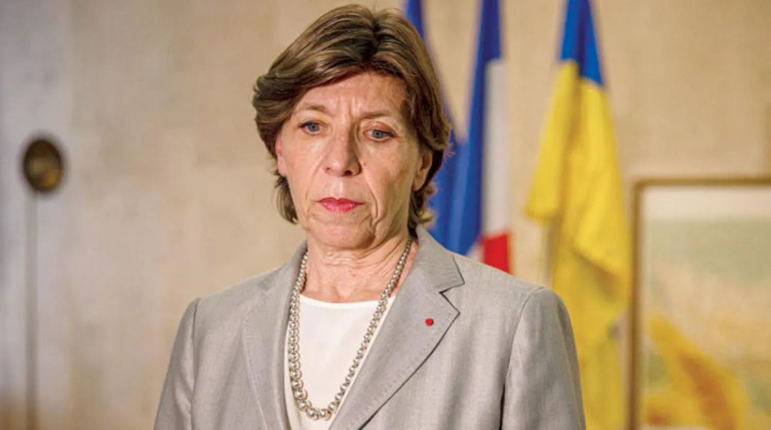 وزيرة الخارجية كاترين كولونا أمام مهمة صعبة (أ.ف.ب)