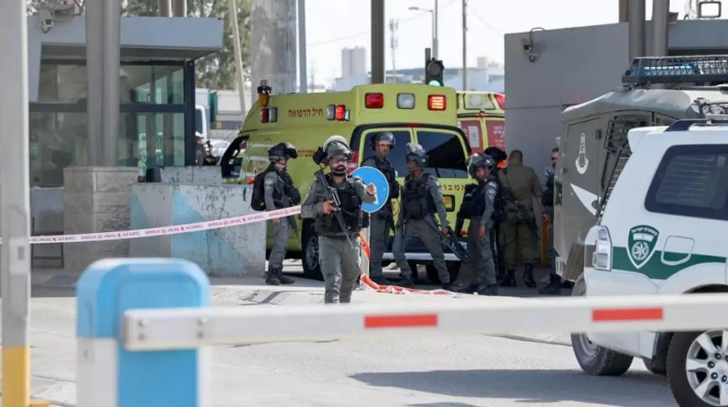 File Photo: Israeli security forces deploy following at the Qalandiya checkpoint on June 12, after border guards shot dead a Palestinian woman who approached them with a knife. (AFP)
