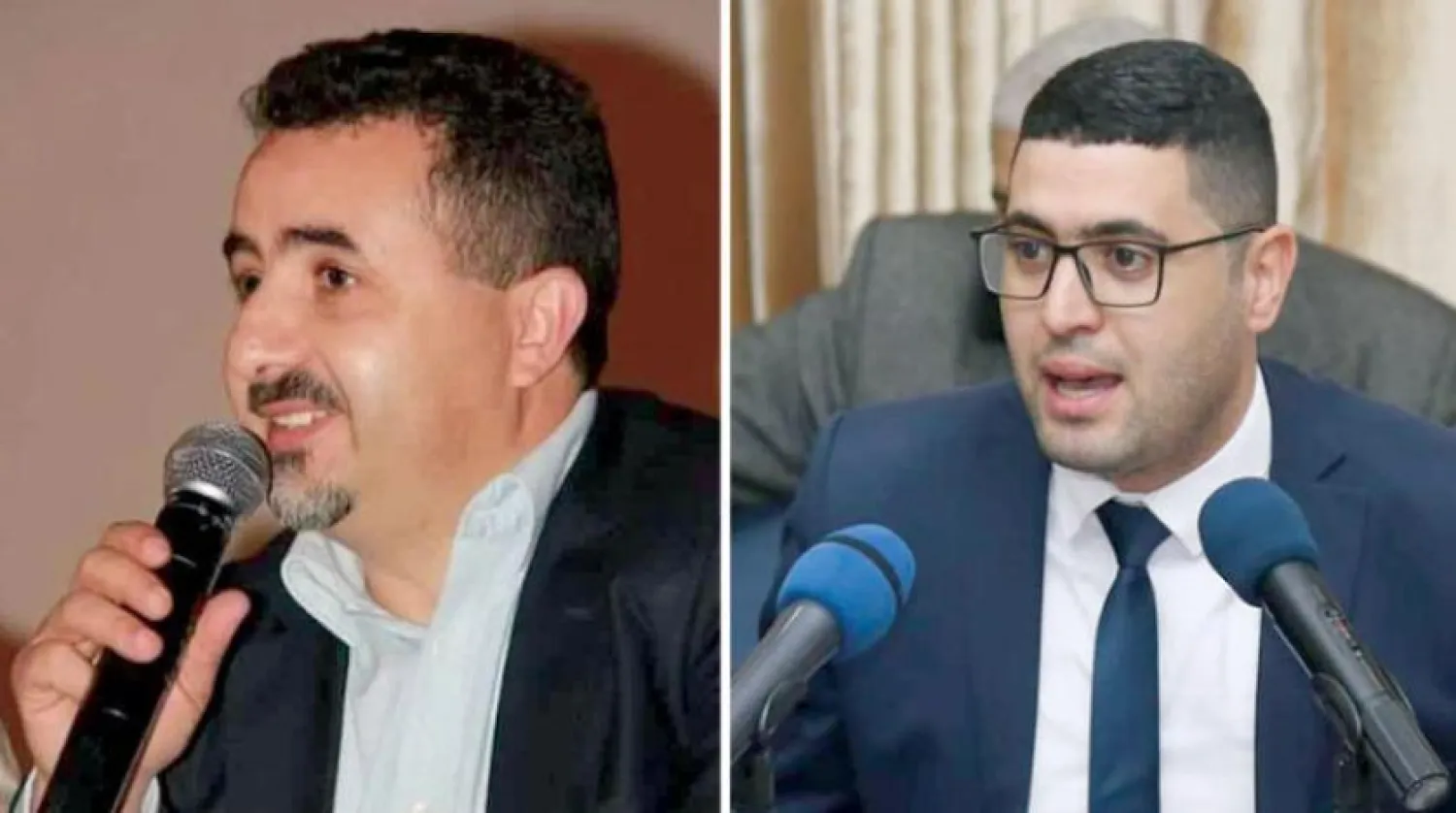 Başkan adayları Murad Beyatur ve Osman Mazuz (Kültür ve Demokrasi için Birlik Partisi)