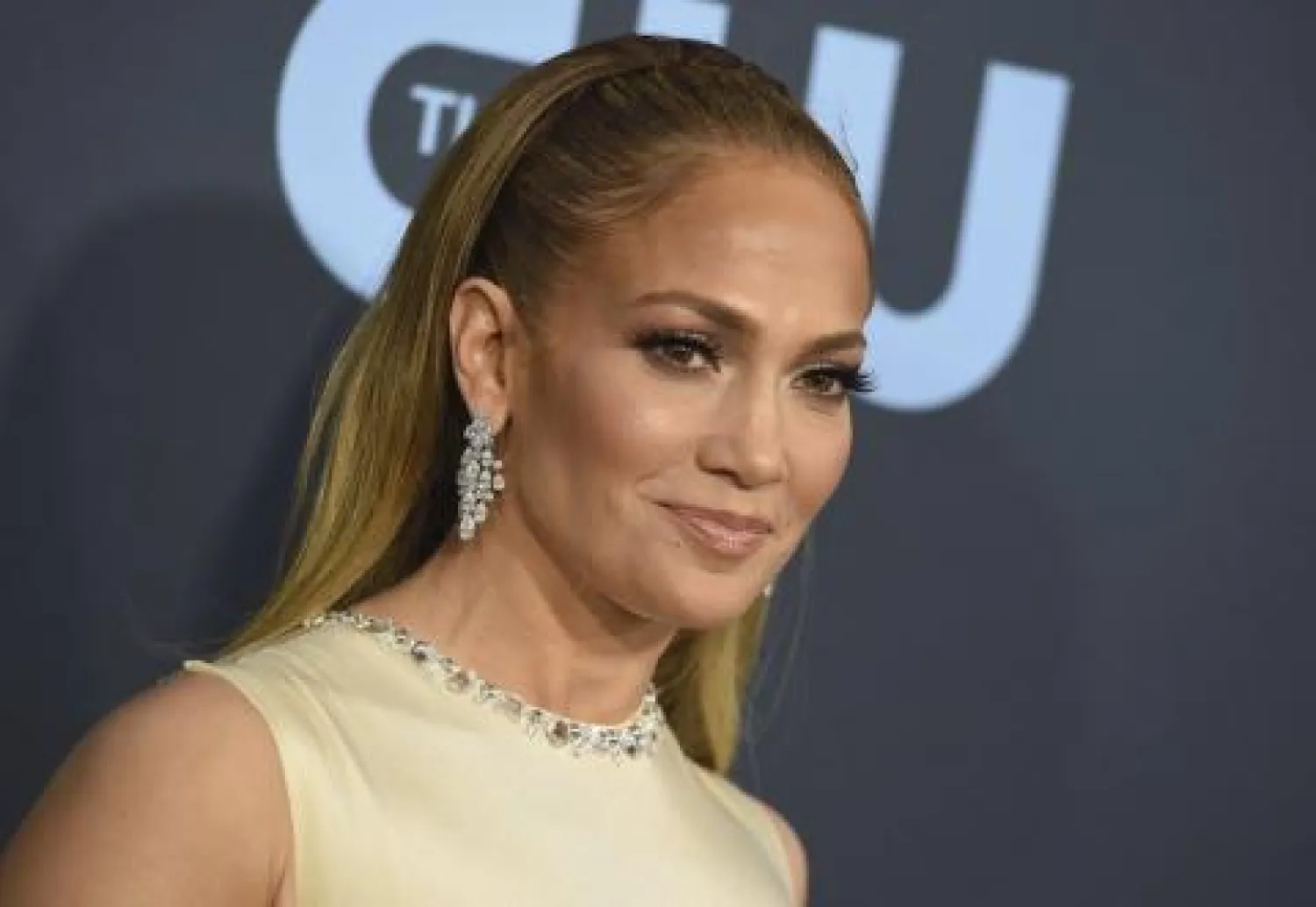 In this Jan. 12, 2020 file photo, Jennifer Lopez arrives at the 25th annual Critics' Choice Awards at the Barker Hangar in Santa Monica, Calif. (AP)
