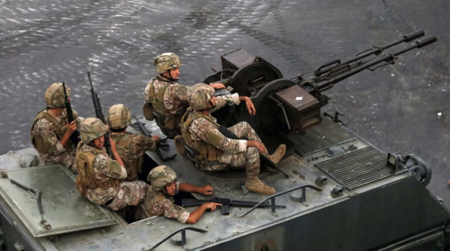 عناصر من الجيش اللبناني (أ.ب)