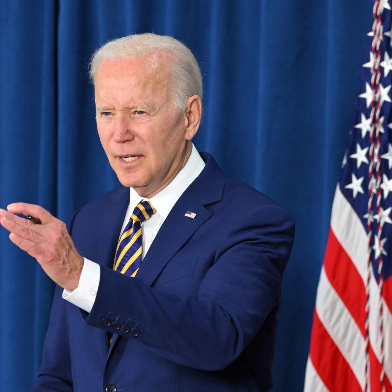 US President Joe Biden, who will welcome Latin American leaders in Los Angeles, speaks in Rehoboth Beach, Delaware MANDEL NGAN AFP
