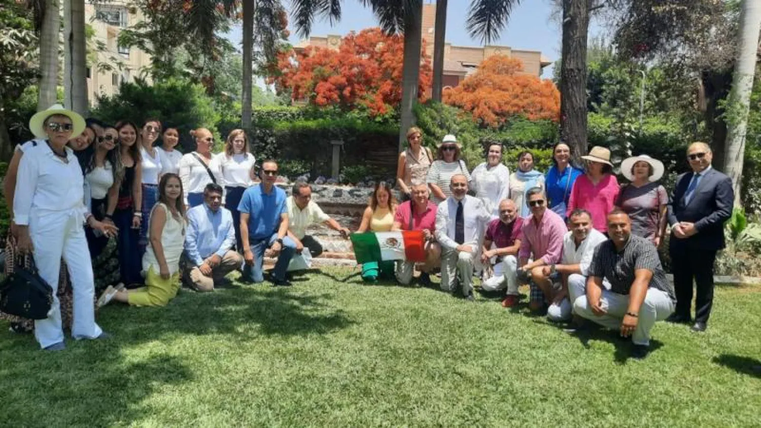 الوفد المكسيكي في مصر (وزارة السياحة والآثار المصرية)