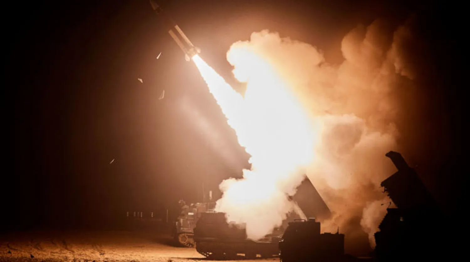 صورة وزعتها كورويا الجنوبية للصواريخ التي اطلقتها بالاشتراك مع أميركا أمس (أ.ب)