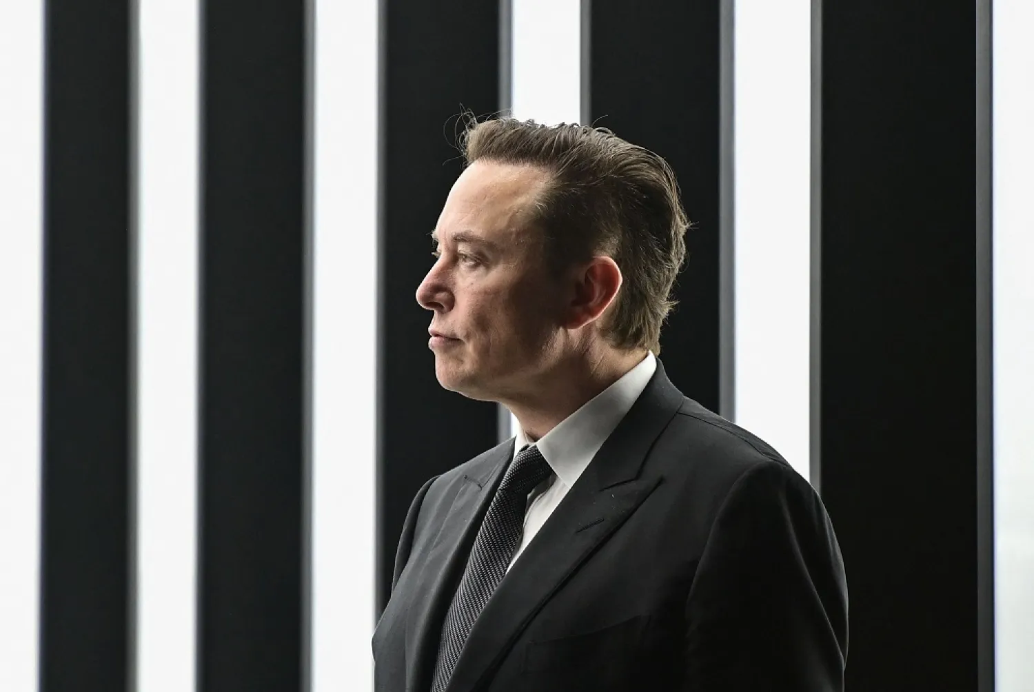 In this file photo taken on March 22, 2022 Tesla CEO Elon Musk is pictured as he attends the start of the production at Tesla's "Gigafactory" in Gruenheide, southeast of Berlin. (AFP)