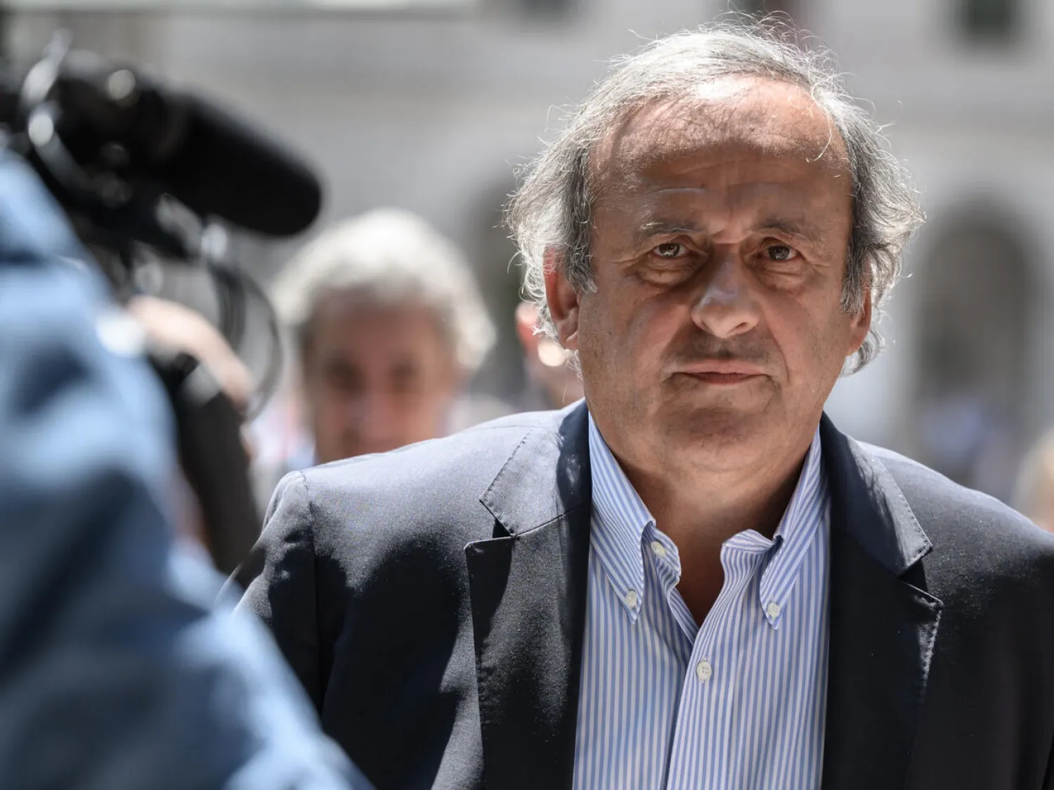 Michel Platini is facing fraud charges alongside former FIFA boss Sepp Blatter Fabrice COFFRINI AFP
