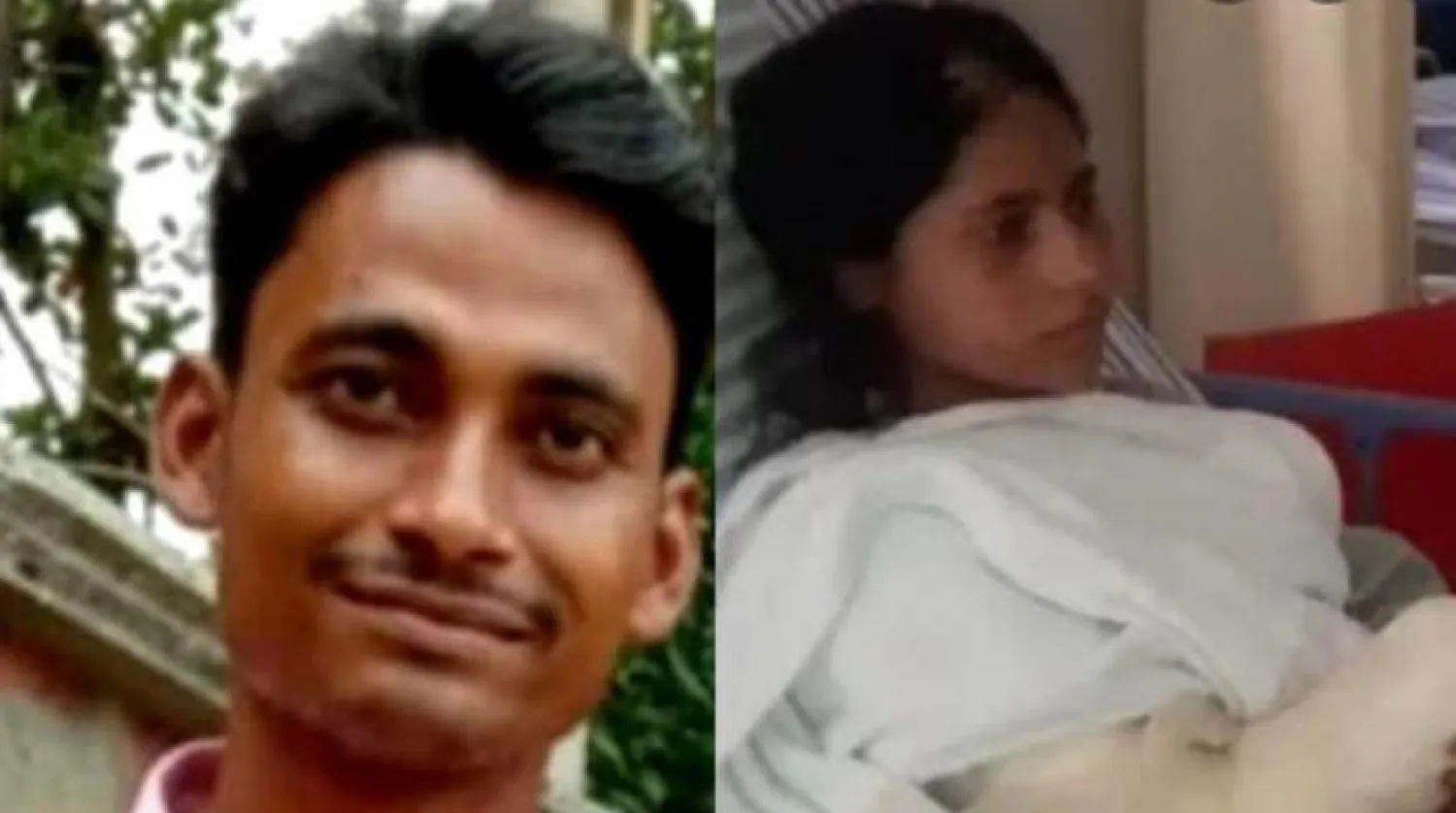 Sher Muhammed Şeyh ve eşi Renu Hatun (Hint medyası)