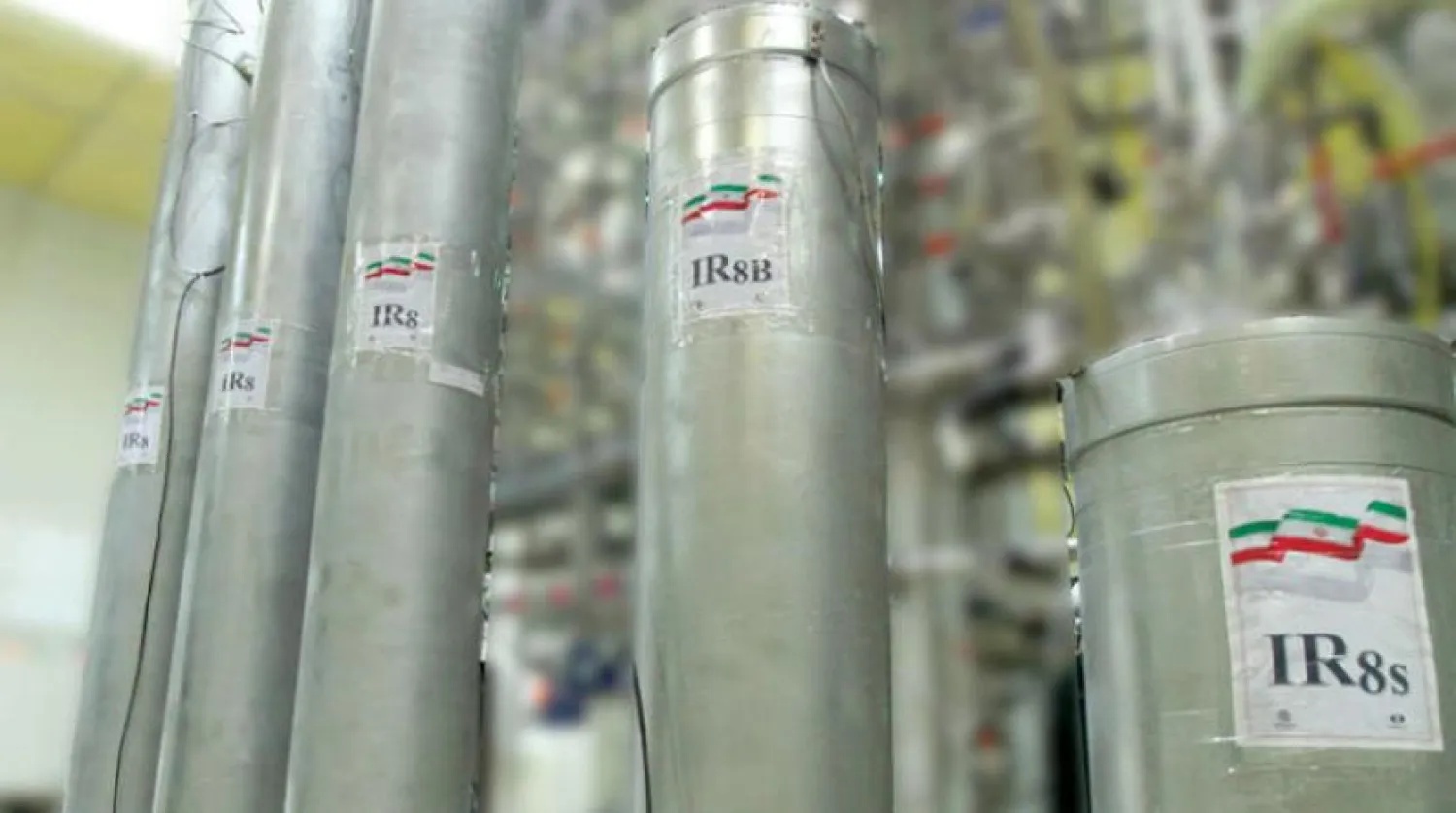 A handout picture released by Iran's Atomic Energy Organization on November 4, 2019, shows the atomic enrichment facilities at Natanz nuclear research center, some 300 kilometers south of the capital Tehran. (AFP)