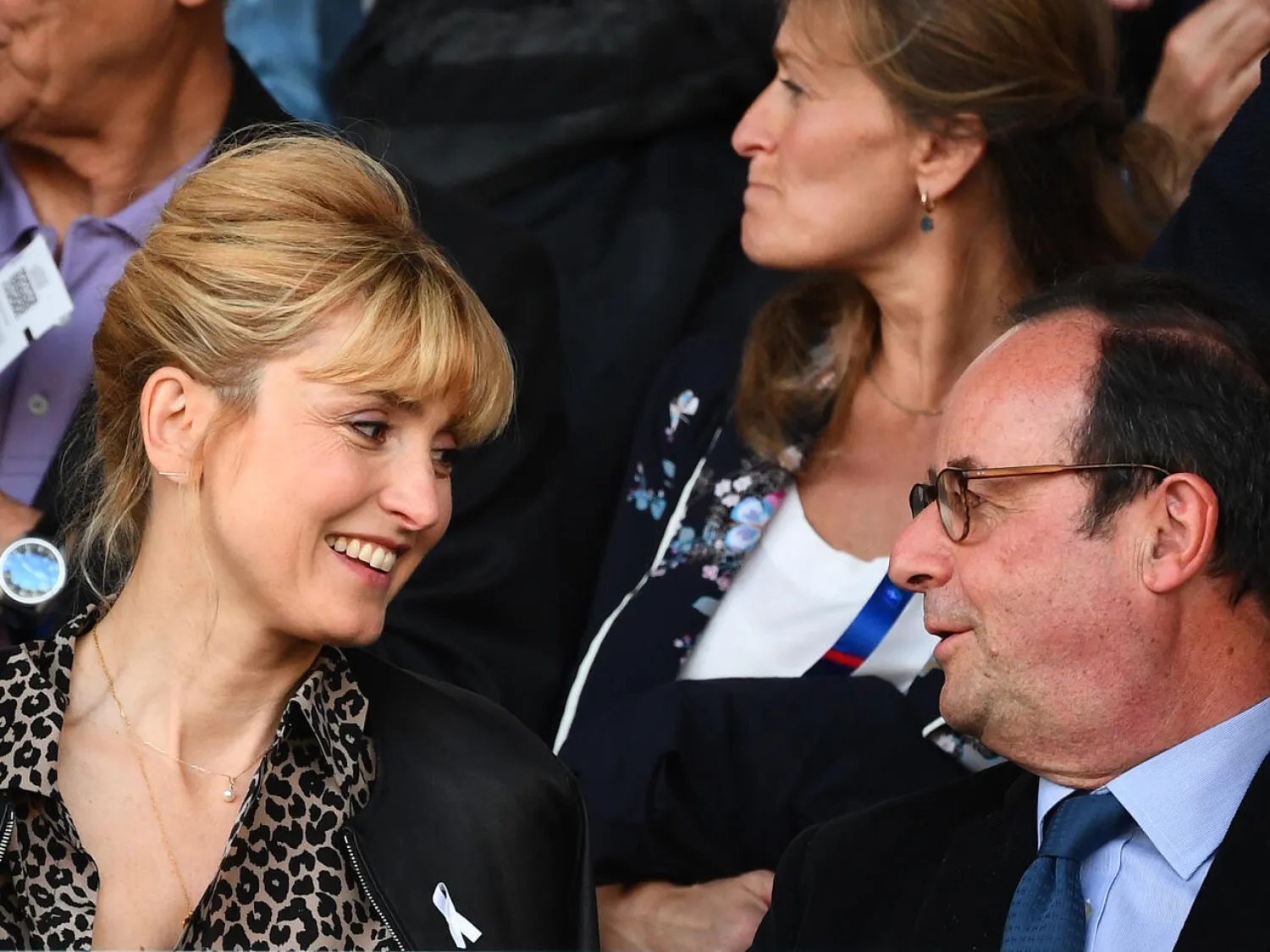 News of Hollande and Gayet's affair in 2014 dealt a severe blow to the credibility of the then president. FRANCK FIFE AFP/File
