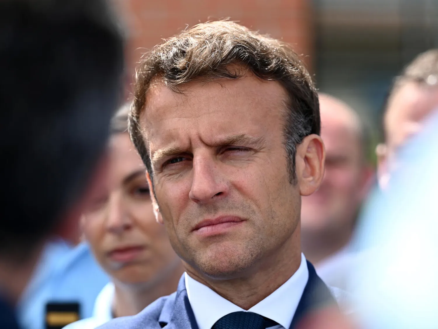 Macron has acknowledged the stakes were high, warning against choosing 'extremes' that would add 'crisis to crisis' Caroline BLUMBERG POOL/AFP
