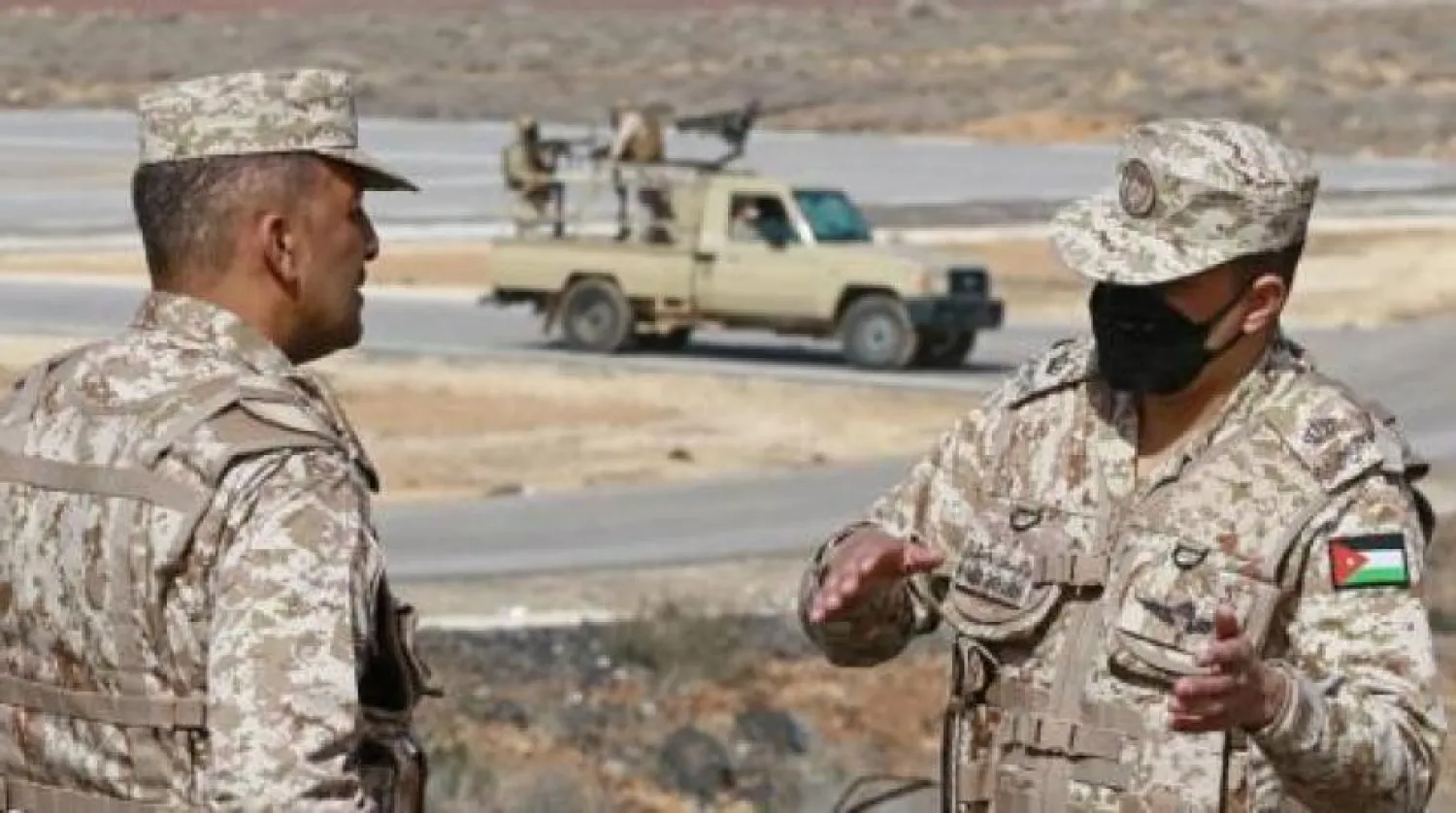 Jordanian armed forces members seen during an operation to crackdown on smuggling along the Syria border. (AFP file photo)