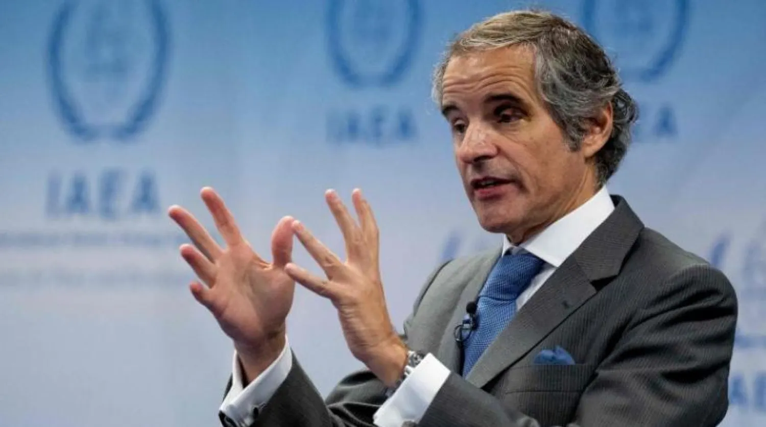 UAEA Başkanı Rafael Mariano Grossi (AFP)