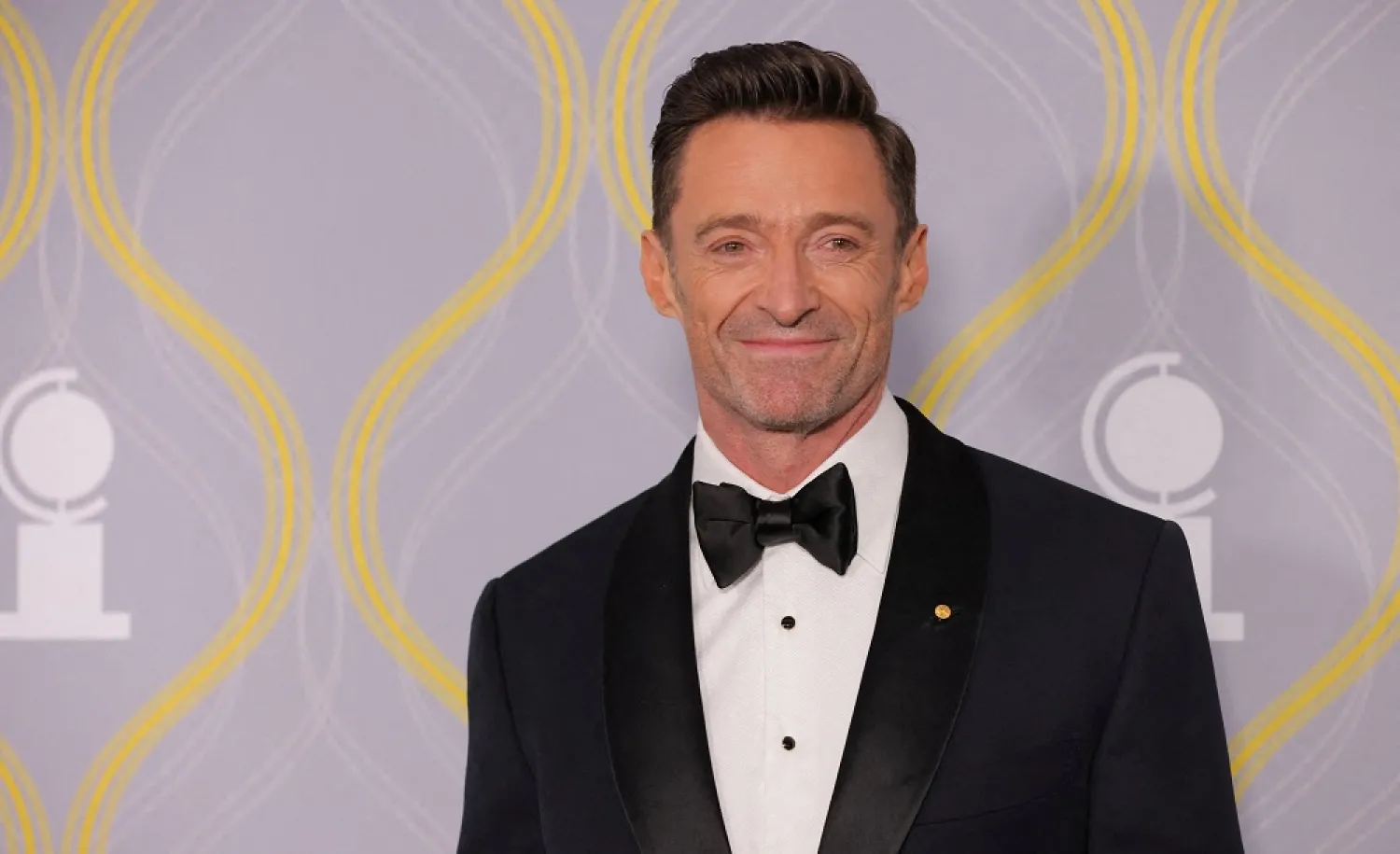 Hugh Jackman poses as he arrives for the 75th Annual Tony Awards in New York City, US, June 12, 2022. (Reuters)