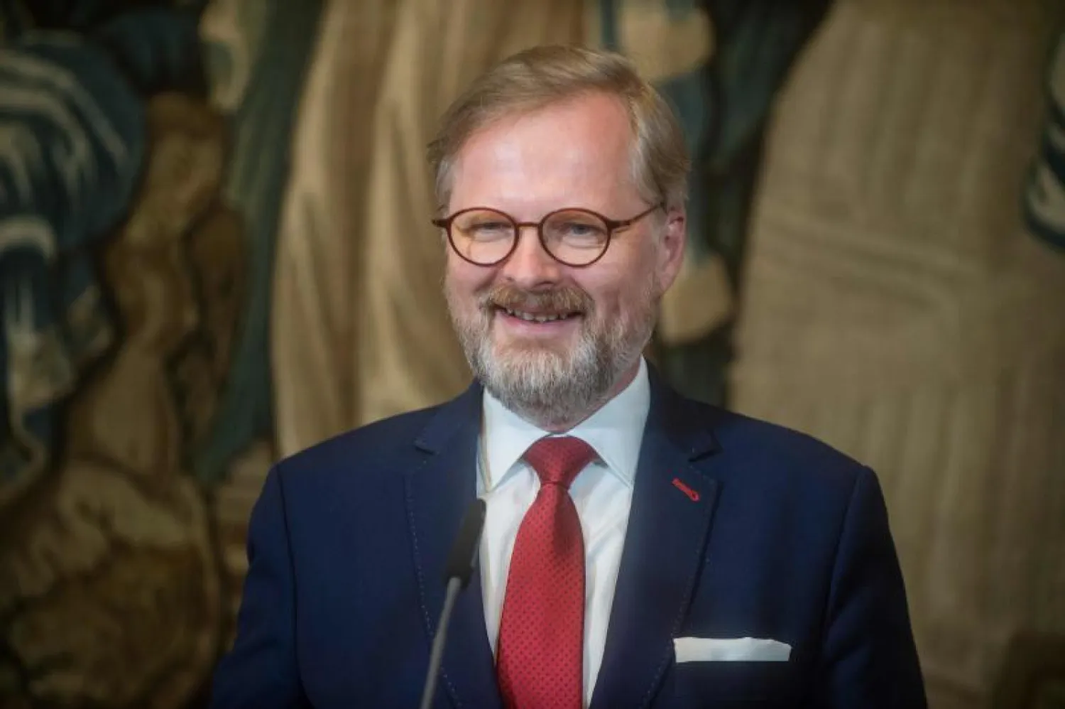 رئيس الوزراء التشيكي بيتر فيالا (أ.ف.ب)