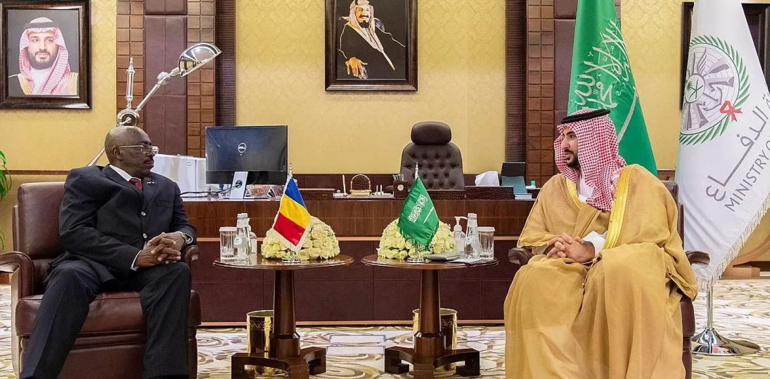 Saudi Deputy Defense Minister Receives Chad's Defense Minister