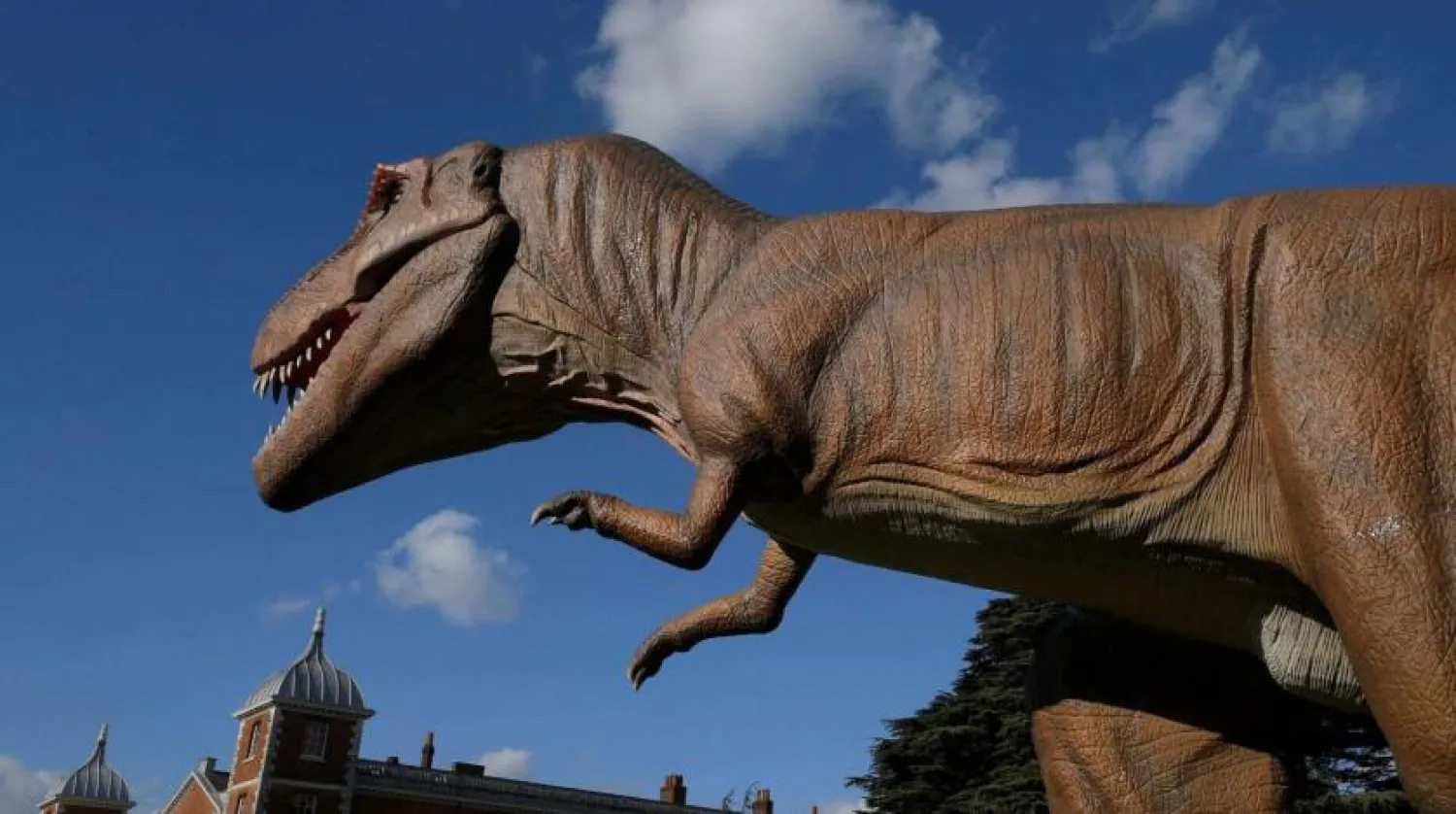 File photo: An animatronic life-size dinosaur is seen ahead of an interactive exhibition, Jurassic Kingdom, at Osterley Park in west London, Britain, March 31, 2017. (REUTERS/Toby Melville)
