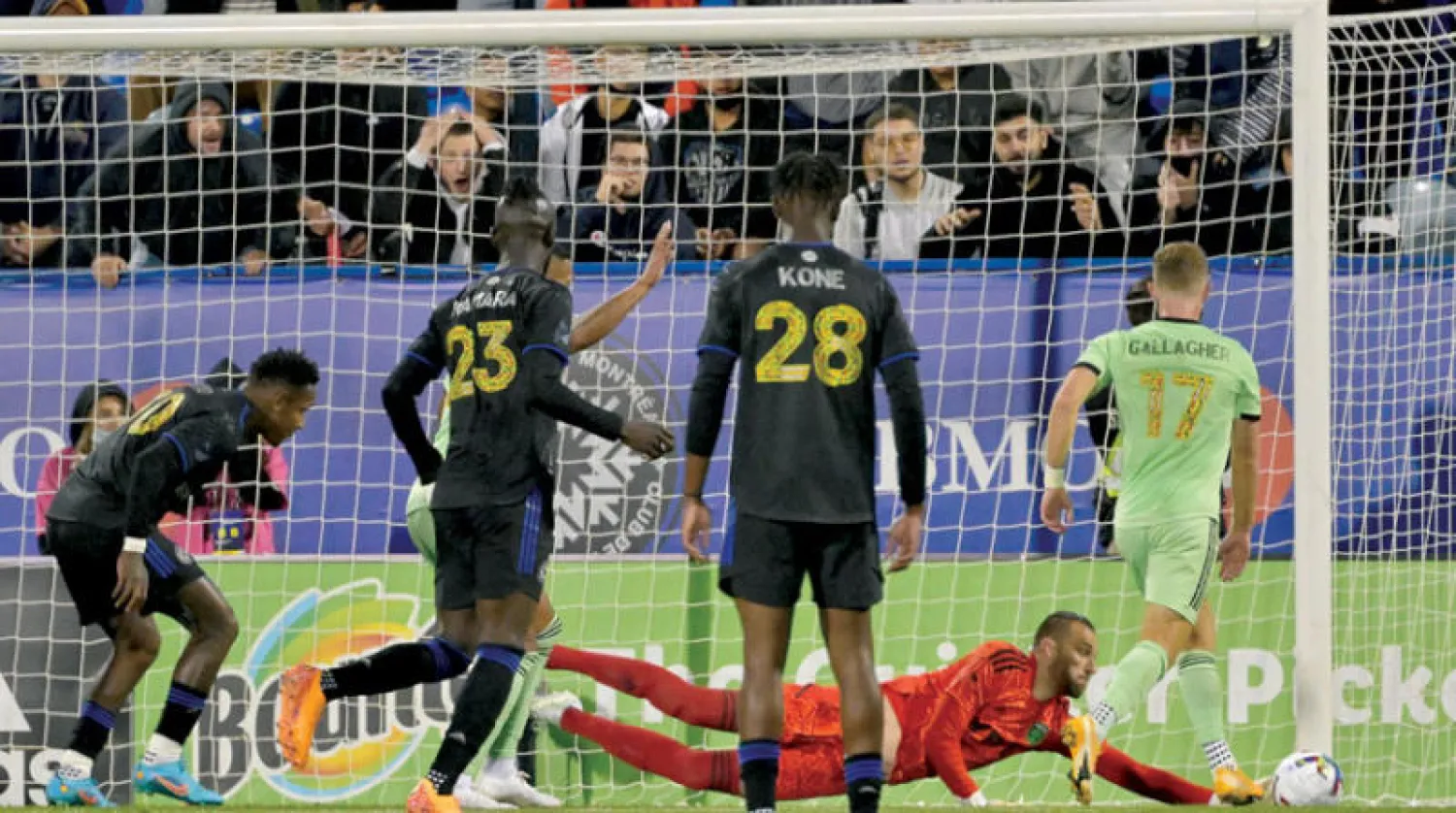 لقطة من مباراة أوستين تكساس ومونتريال بالدوري الأميركي (رويترز)