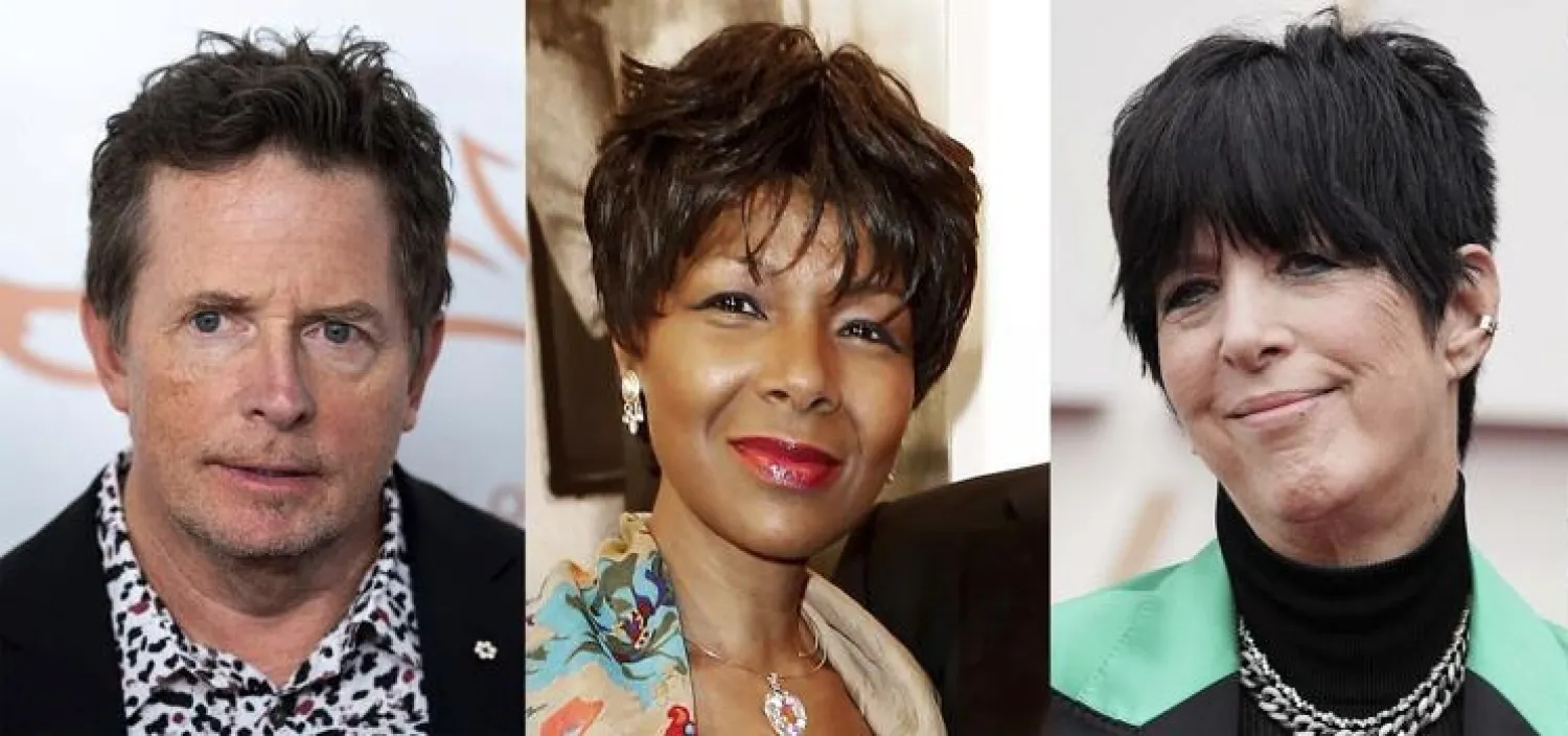 This combination of photos shows, from left, Michael J. Fox, Euzhan Palcy, and Diane Warren, who will be honored at at the Academy’s 13th Governors Awards on Saturday, Nov. 19, 2022, in Los Angeles. (AP)