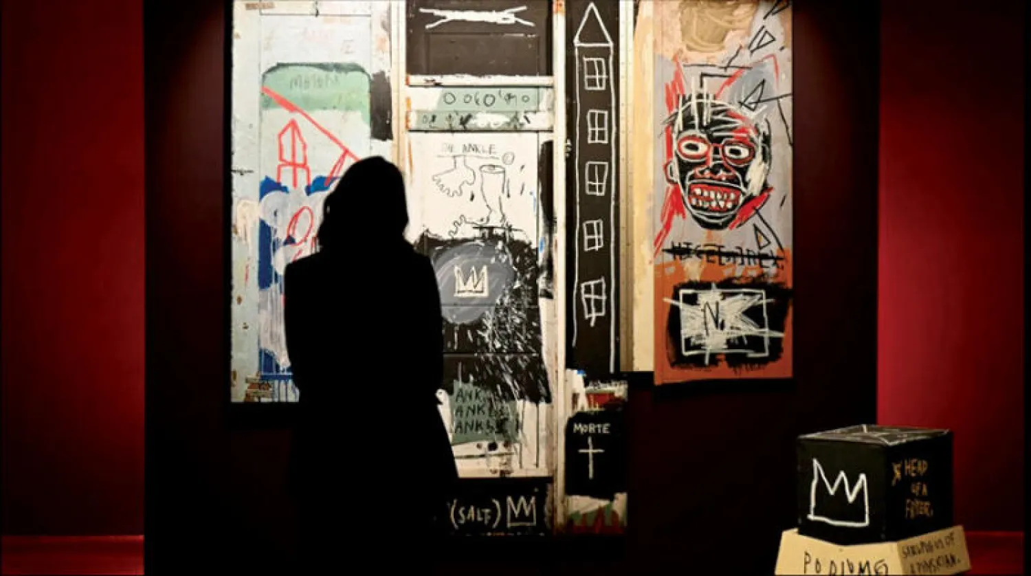 لوحة الفنان جان ميشيل باسكيا