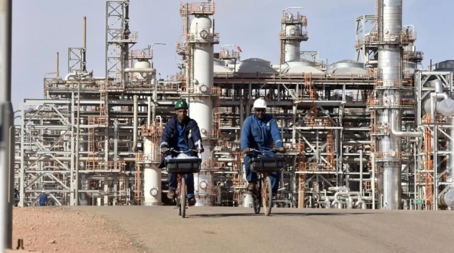In Amenas gas plant, 1,300 kilometers southeast of Algiers. (AFP file photo)
