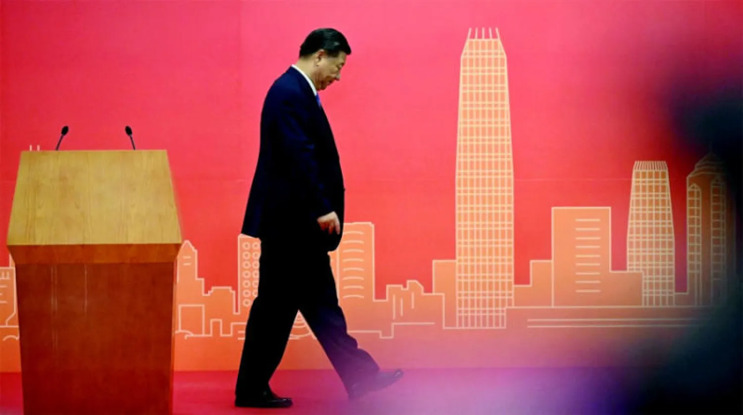 شكلت زيارة شي مناسبة للحزب الشيوعي الصيني لإظهار سيطرته على هونغ كونغ بعد مظاهرات مطالبة بالديمقراطية قوبلت بتشدد من بكين في 2019 (أ.ف.ب)