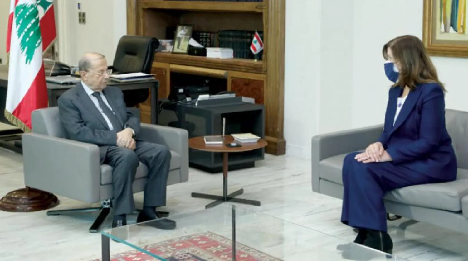 Lebanese President Michel Aoun receives US Ambassador to Lebanon Dorothy Shea (Dalati and Nohra)