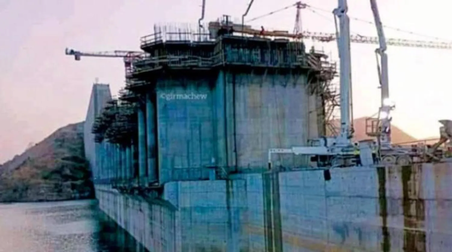 جانب من سد النهضة (وزارة الخارجية الإثيوبية)