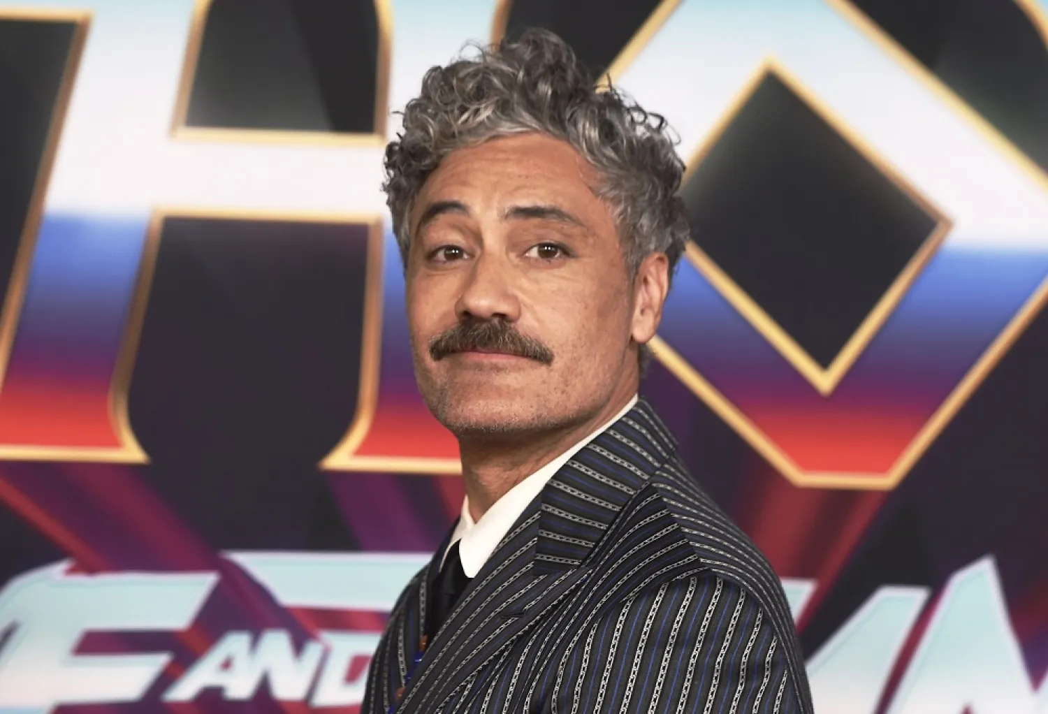 Director Taika Waititi arrives at the premiere of "Thor: Love and Thunder" in Los Angeles on June 23, 2022. (AP)