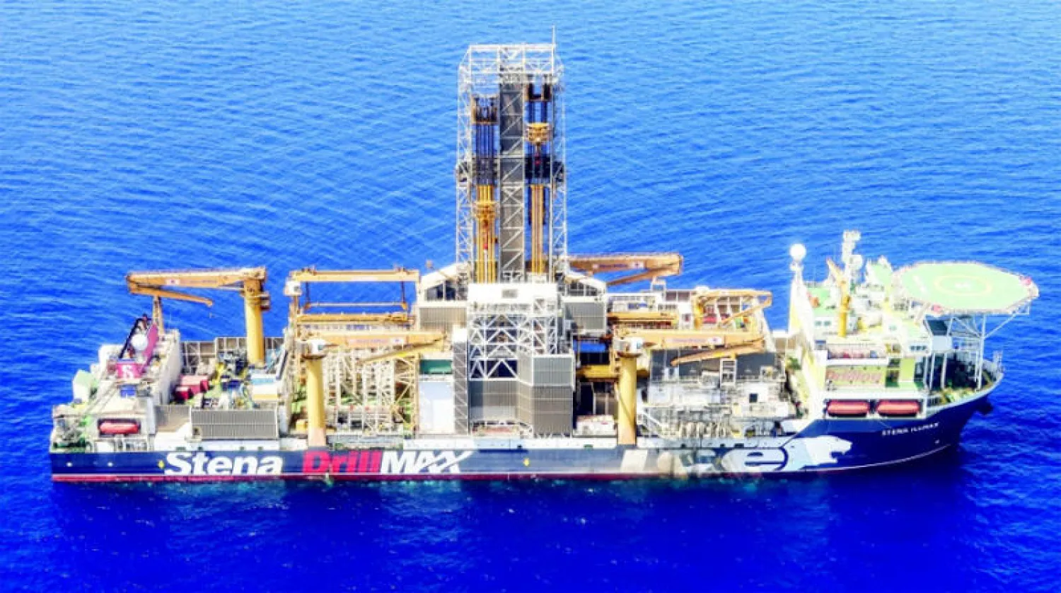 سفينة «إنرغرين» للتنقيب عن الغاز في حقل كاريش في مايو الماضي (رويترز)