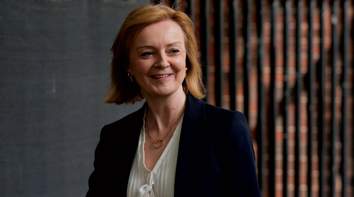 وزيرة الخارجية البريطانية ليز تراس (أ.ب)
