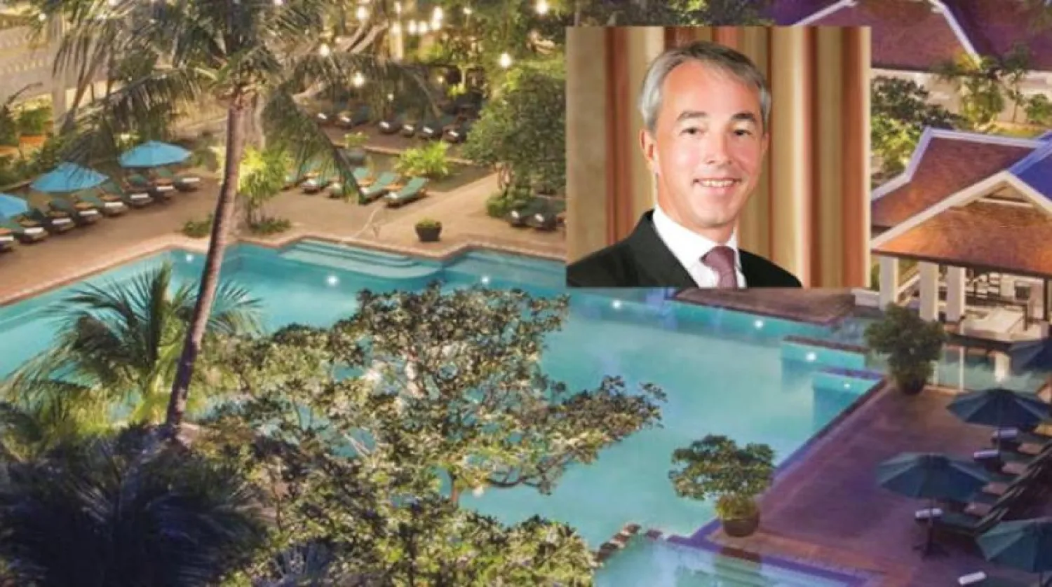 Minor Hotels intends to expand in the Saudi market and work on environmental sustainability. In the frame, Michael Marshall, Chief Commercial Officer of Minor Group. (Asharq Al-Awsat)