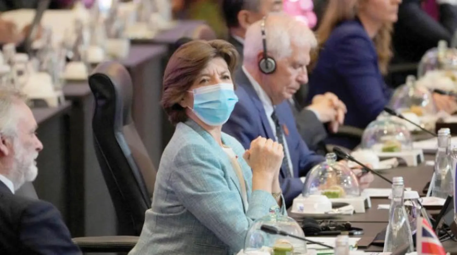 Geçtiğimiz hafta Endonezya'nın Bali şehrinde düzenlenen G-20 toplantısında Borrell'in yanında Fransa Dışişleri Bakanı Catherine Colonna bulunuyor (AFP)