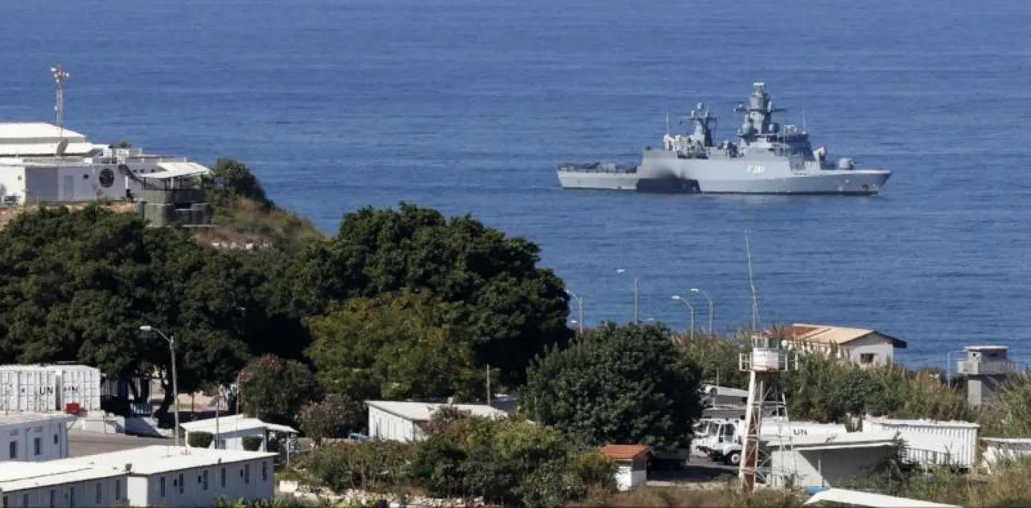 زورق حربي إسرائيلي قرب الحدود البحرية مع لبنان (أرشيفية)