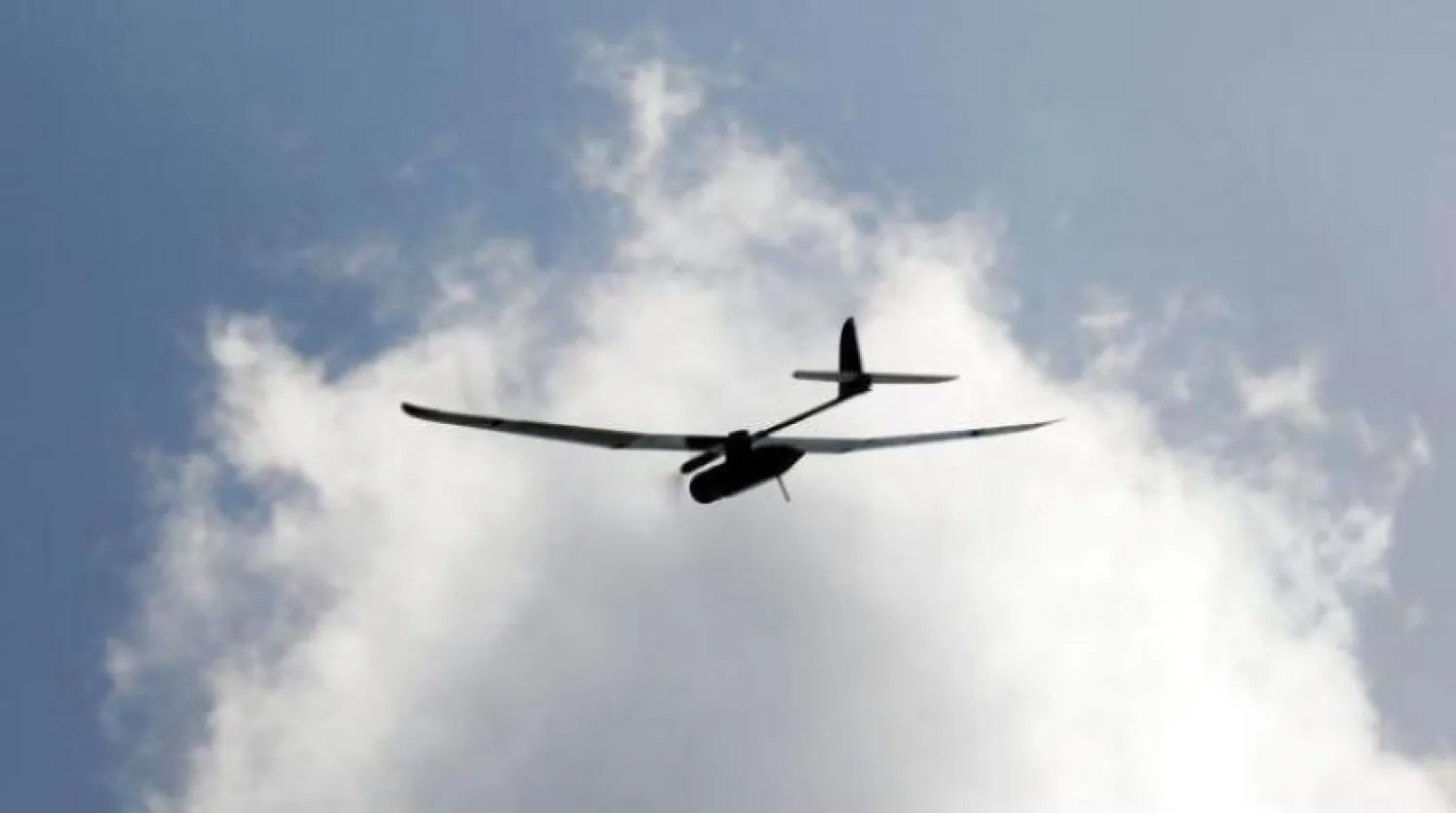 A drone flies in Lebanon's airspace. (Reuters file)