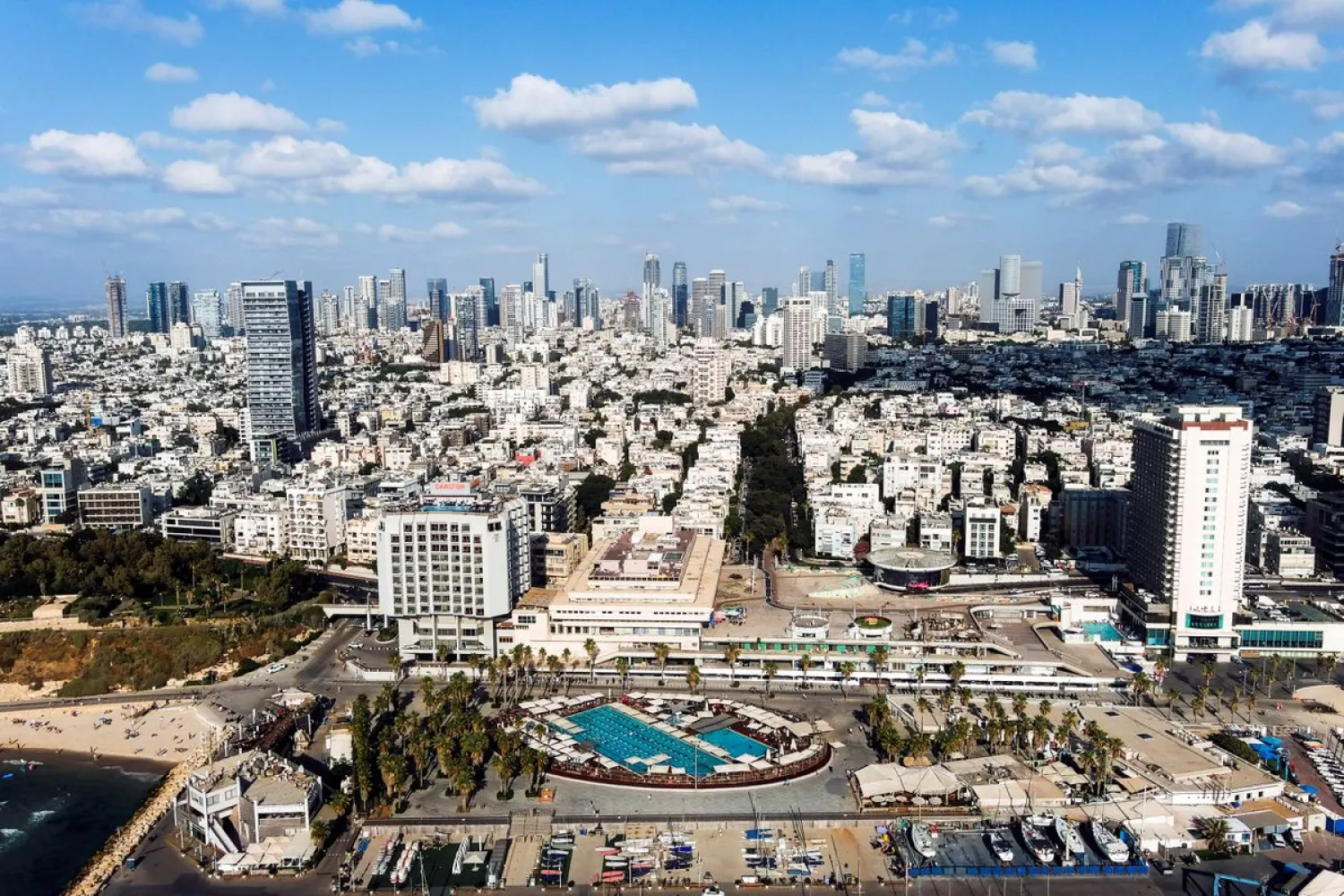 A general view shows part of Tel Aviv, Israel June 12, 2022. REUTERS/Ilan Rosenberg