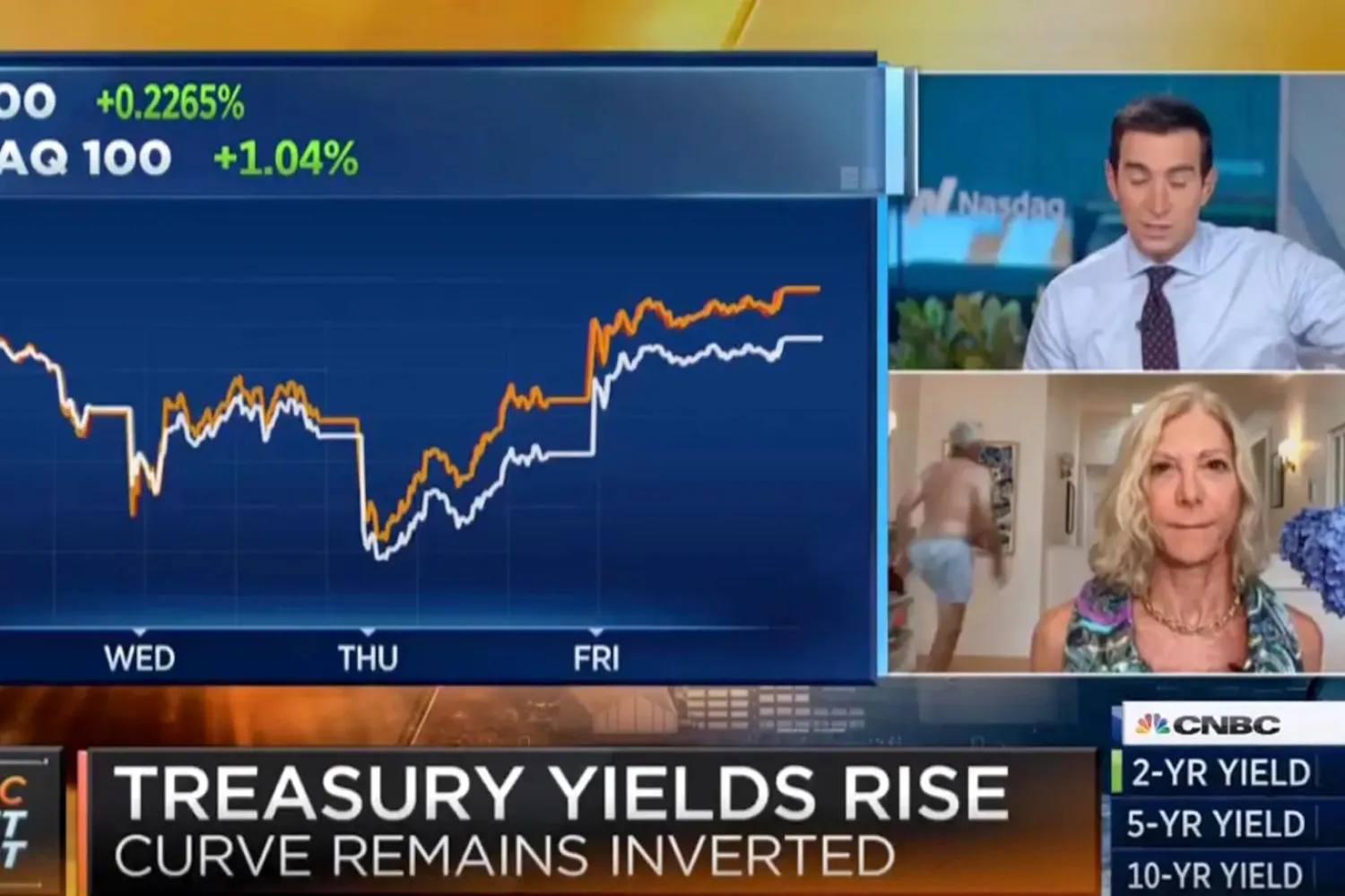 Karen Firestone, Squawk Box'a sık sık konuk oluyor (CNBC)

