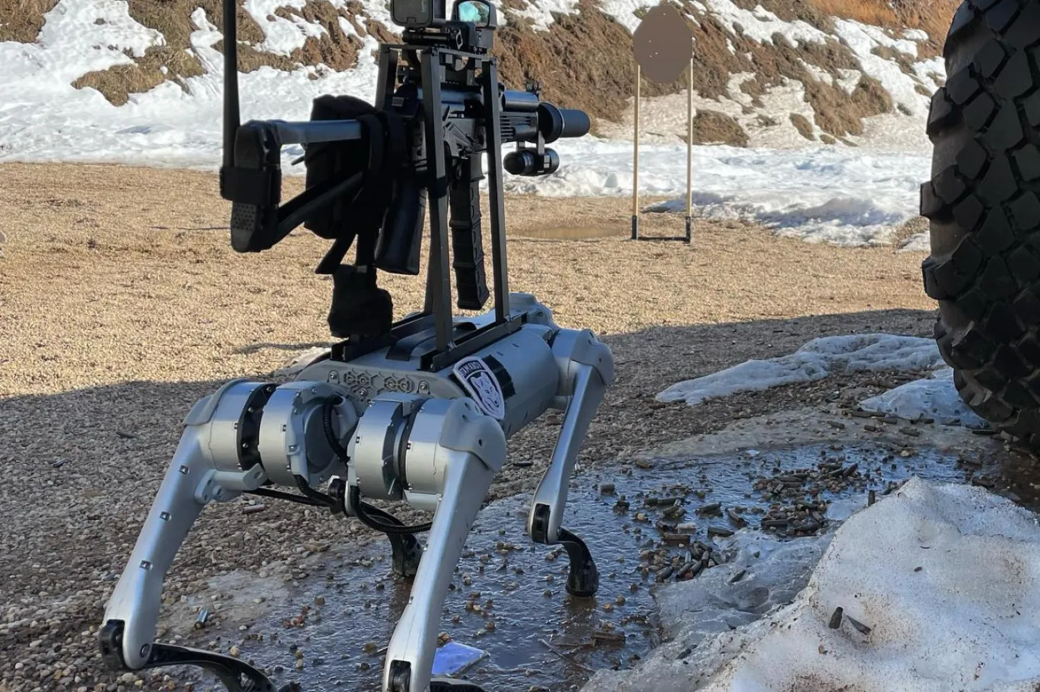 Robot köpeğin videosu binlerce kez beğenildi (Facebook/Alexander Atamanov)

