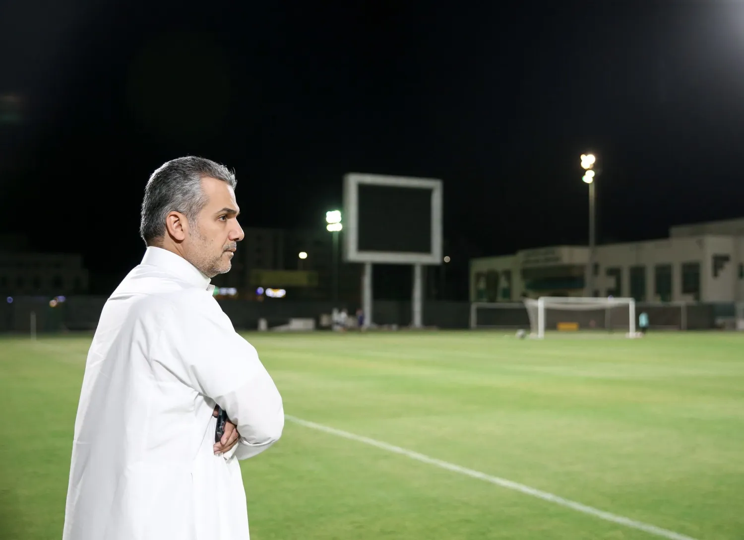 ماجد النفيعي رئيس الأهلي السعودي (المركز الإعلامي بالنادي)