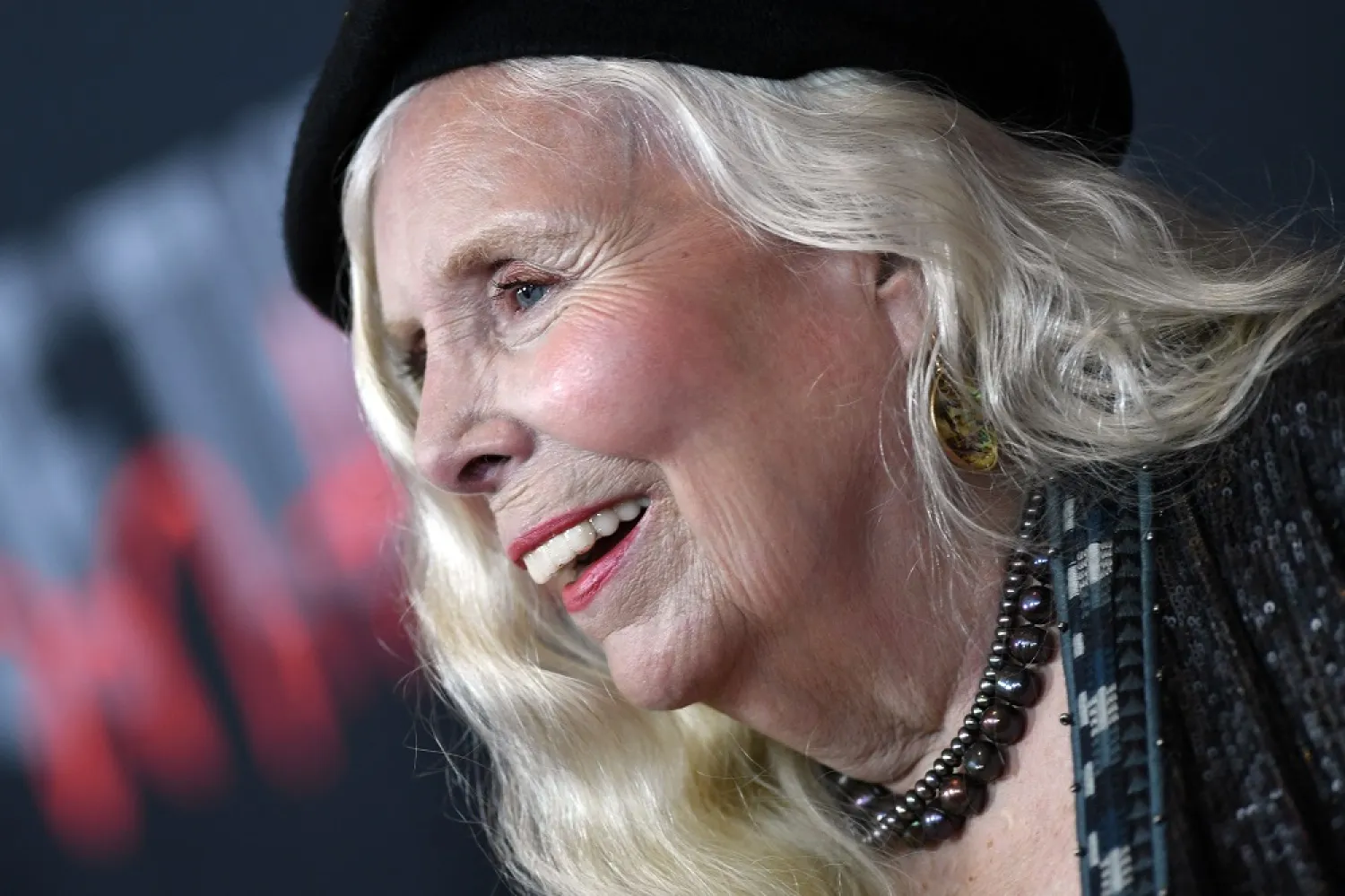 In this file photo taken on April 01, 2022, Canadian singer-songwriter Joni Mitchell attends the 2022 MusiCares Person of the Year gala in her honor at the MGM Grand Conference Center in Las Vegas, Nevada. (AFP)