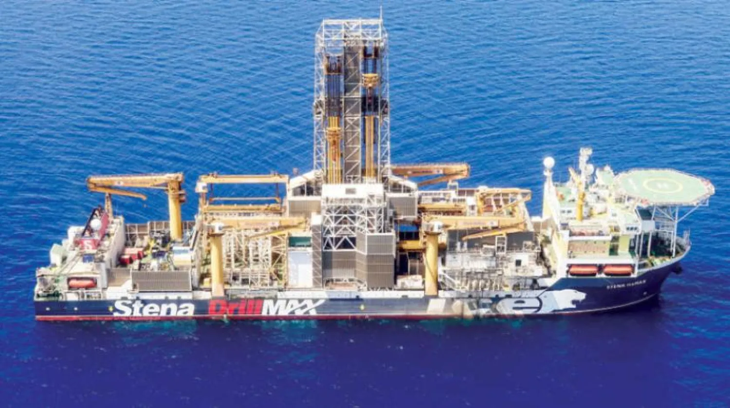 گزشتہ مئی میں کریش گیس فیلڈ کے قریب برطانوی جہاز "اینر گرین" کی ایک تصویر  دیکھی جا سکتی ہے (رائٹرز)