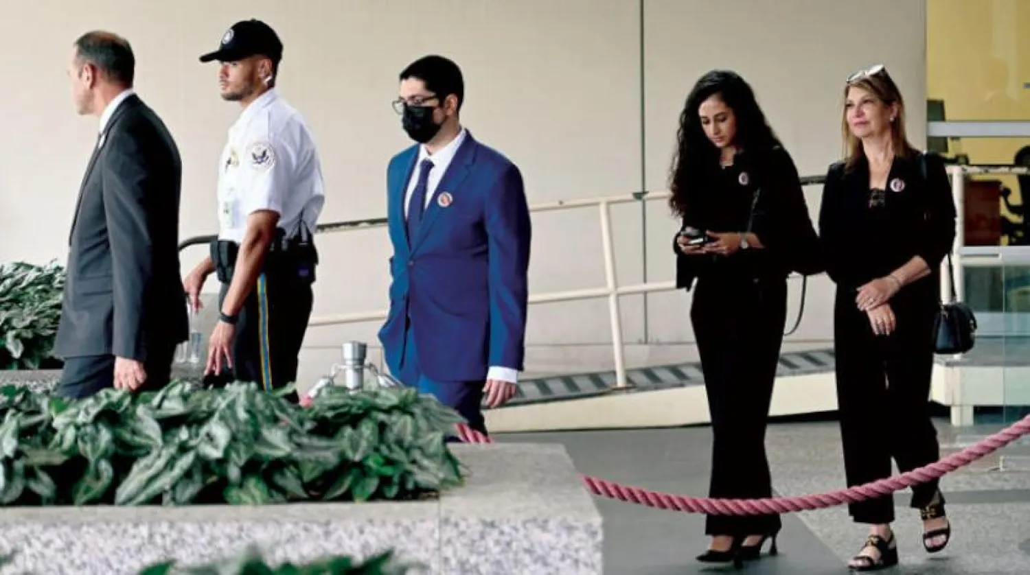 Şirin Abu Akile’nin aile üyeleri önceki gün Washington'daki ABD Dışişleri Bakanlığı'ndan ayrıldı (AFP)