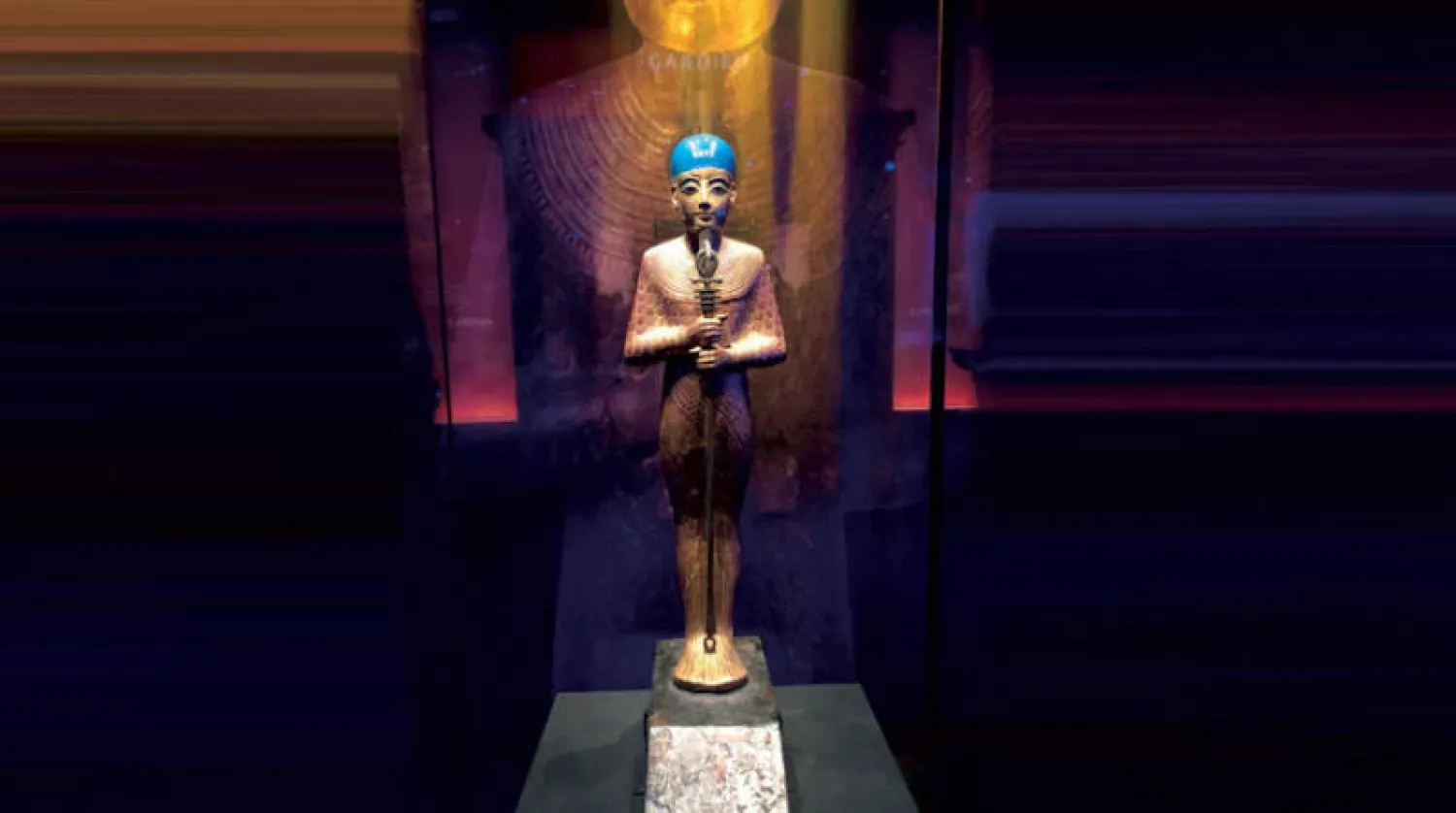 إحدى مقتنيات مقبرة توت عنخ آمون (السياحة والآثار المصرية)