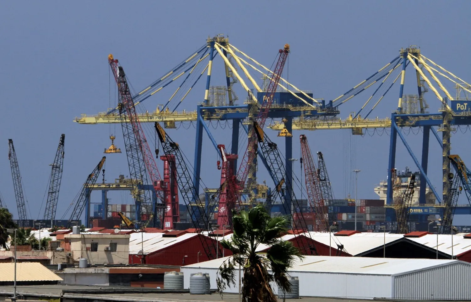 A view of the port of Tripoli, Lebanon, August 6, 2020. Picture taken August 6, 2020. (Reuters)